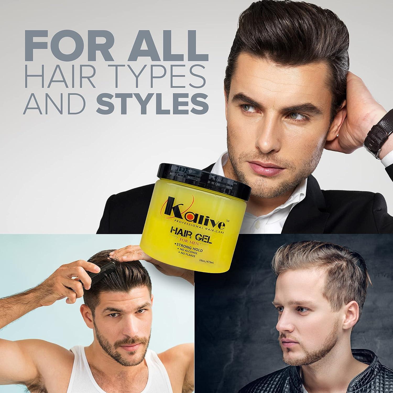 2 in 1 Hair Wax Gel With Wide Tooth Comb Men Long-lasting Fluffy Hair  Styling Oil Hair Styling Cream Liquid Fluffy Comb 100ml