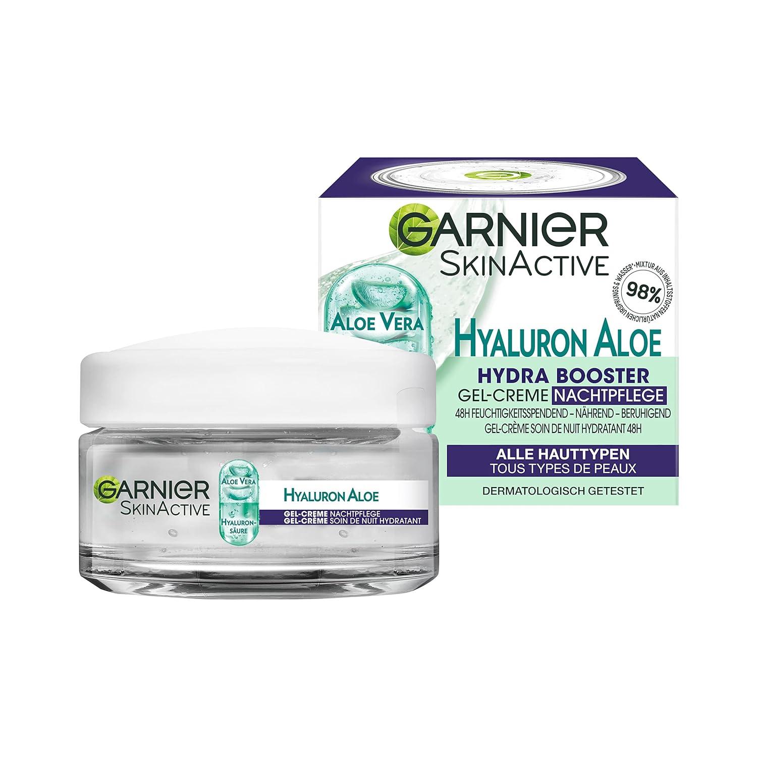 Garnier Hyaluron Aloe Hydra Booster Gel-Cream Night Care | Moisturizing &  Refreshing | 50 ml - International Shipping Available | Buy Now with  Express International Delivery | GoSupps.com