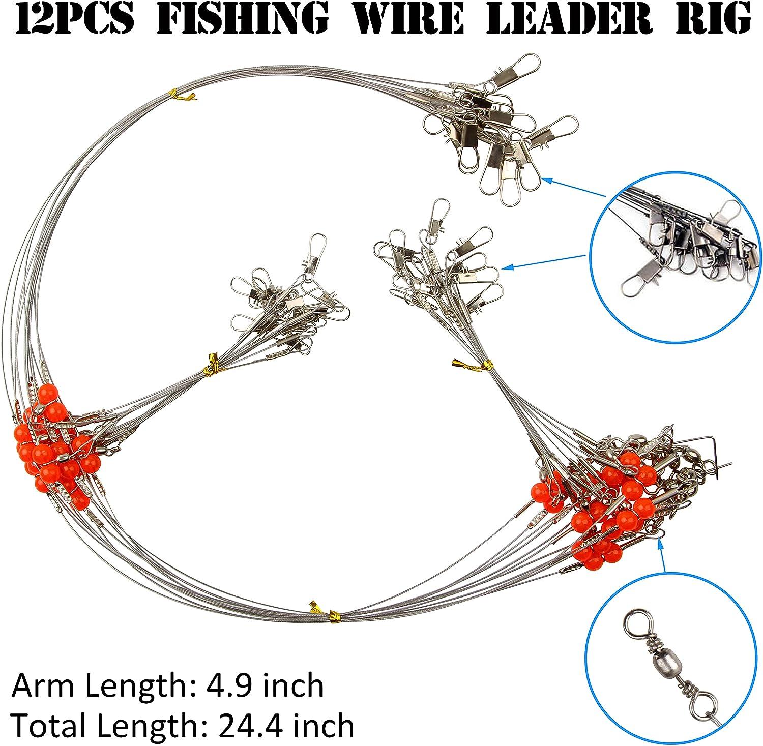 Fishing Leader Saltwater Fishing Rigs Fishing Bottom Rigs High Strength Surf Fishing Rigs Steel