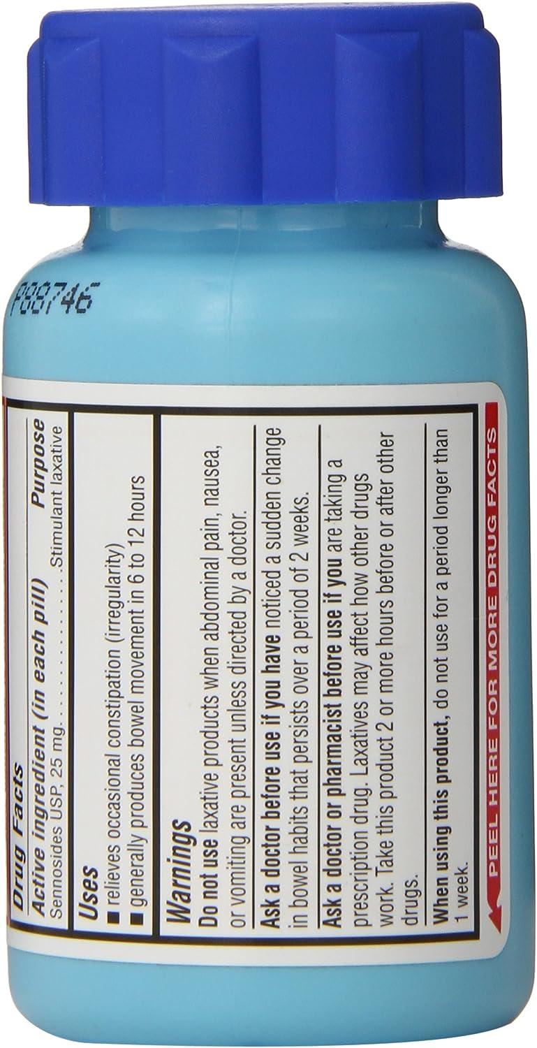 Equate Maximum Strength Laxative Sennosides 25mg 90ct Compare to ExLax