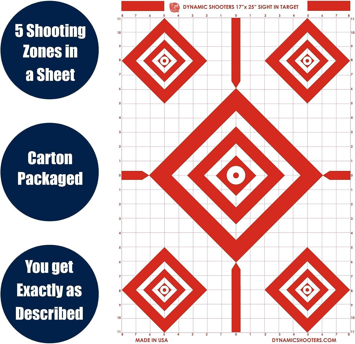 Dynamic Shooters Sight Targets - 17x25 Inch - 50 Sheets - Made in USA | For Firearms, Guns, Rifle, Pistol, BB Guns, Airsoft - Paper Shooting Range Target | Buy Now with Express International Delivery | GoSupps.com dynamic-shooters-sight-targets-17x25-inch-50-sheets-made-in-usa-for-firearms-guns-rifle-pistol-bb-guns-airsoft-paper-shooting-range-target-buy-now-with-express-international-delivery-gosupps-com