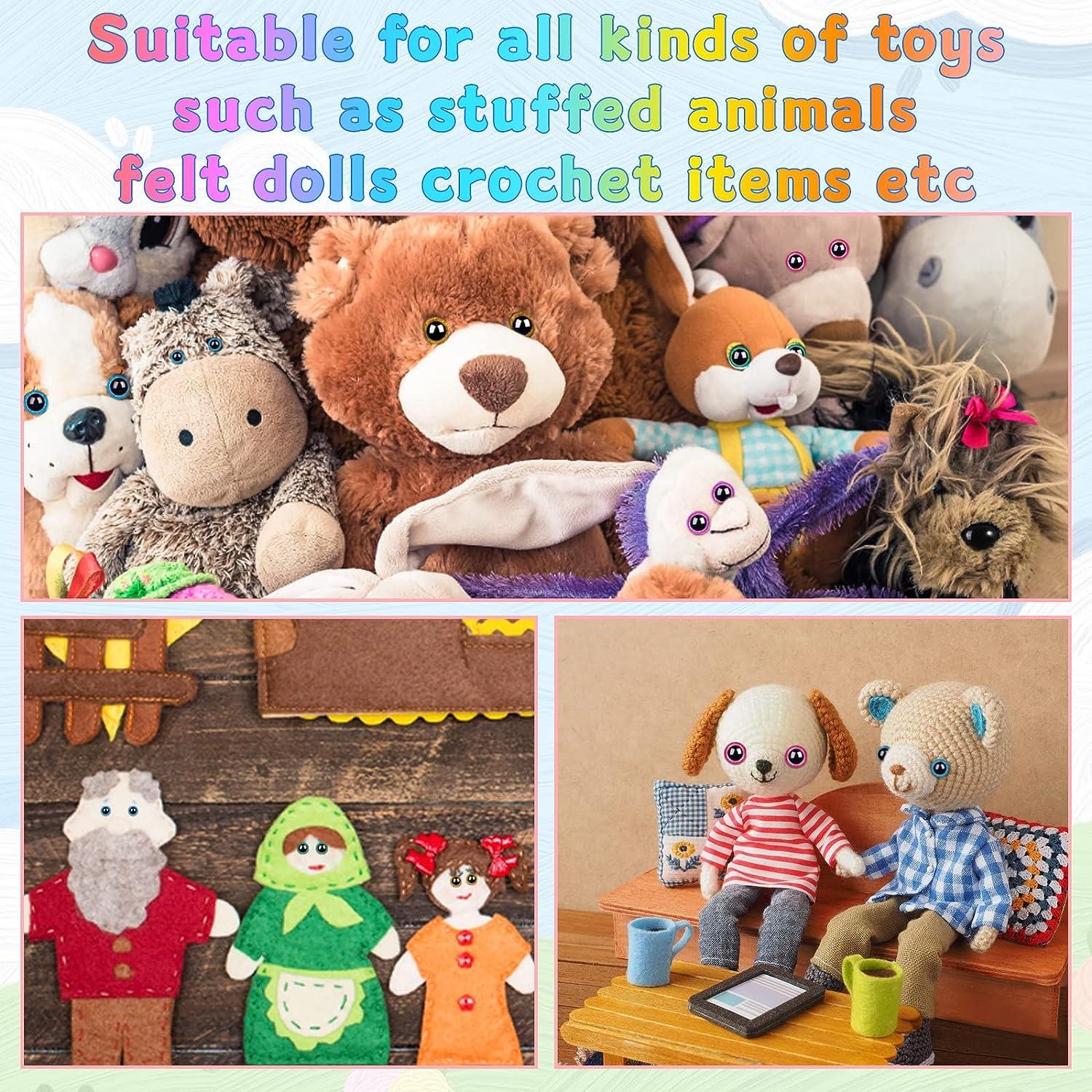 360 Pcs Large Safety Eyes 1230mm Plastic Safety Eyes and Noses Big