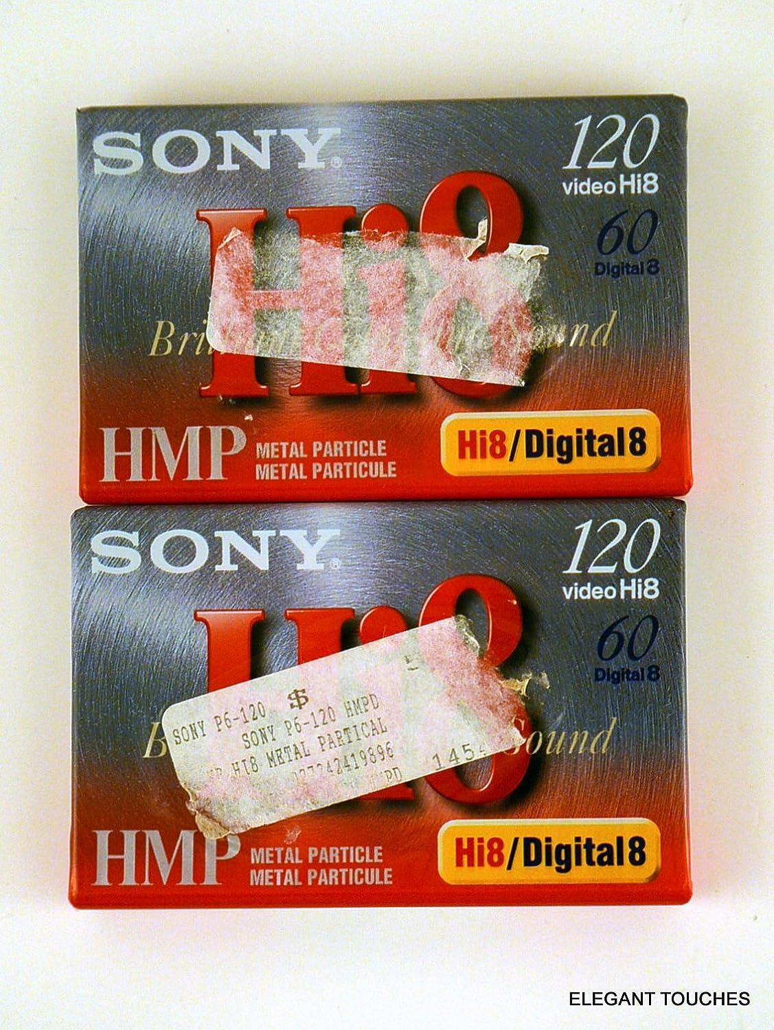 Sony Hi 8mm HMP Metal Particle Video Tape (120 Min.) Audio Cassette