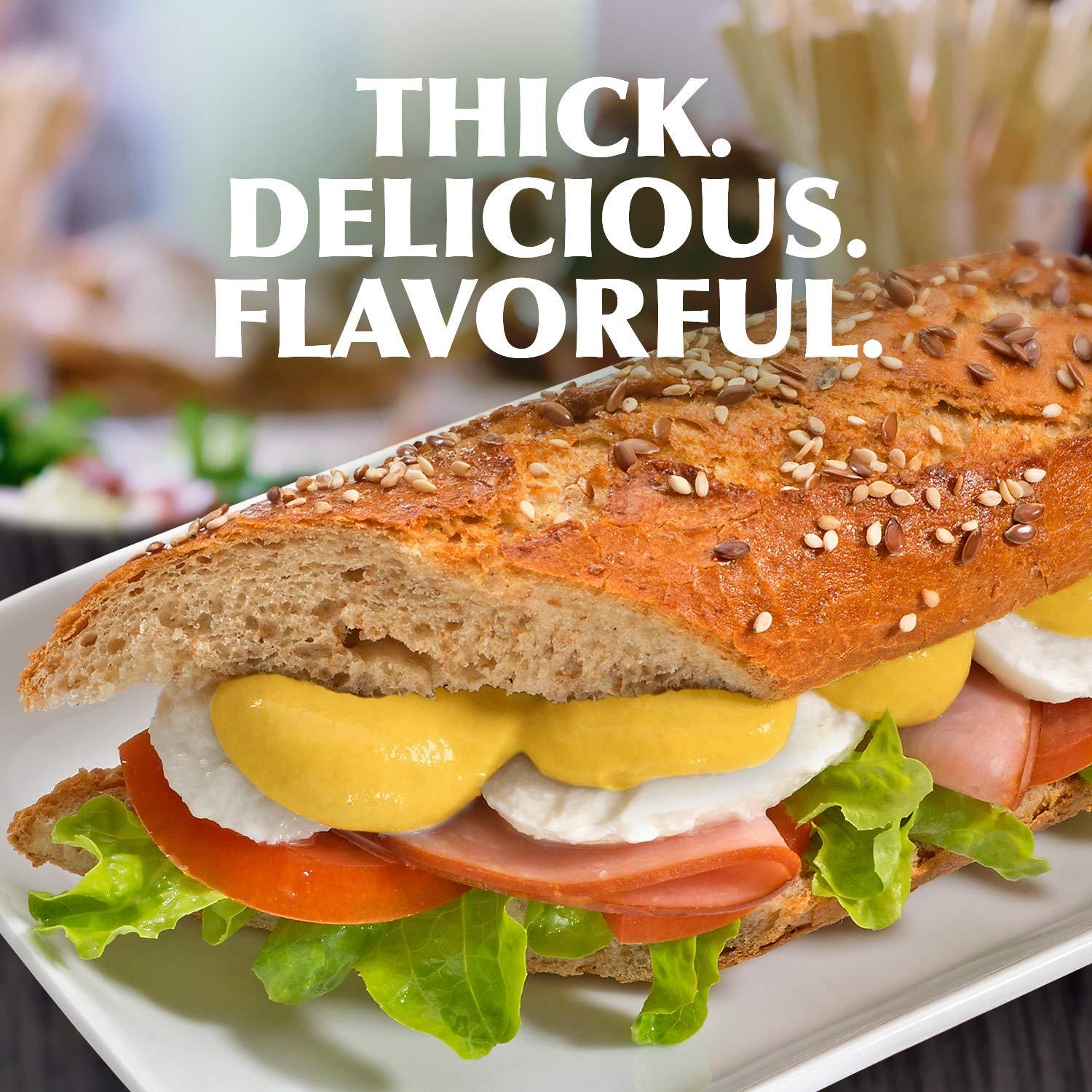 Gulden's Bold Yellow Mustard Squeeze Bottle, Keto Friendly, 12 oz