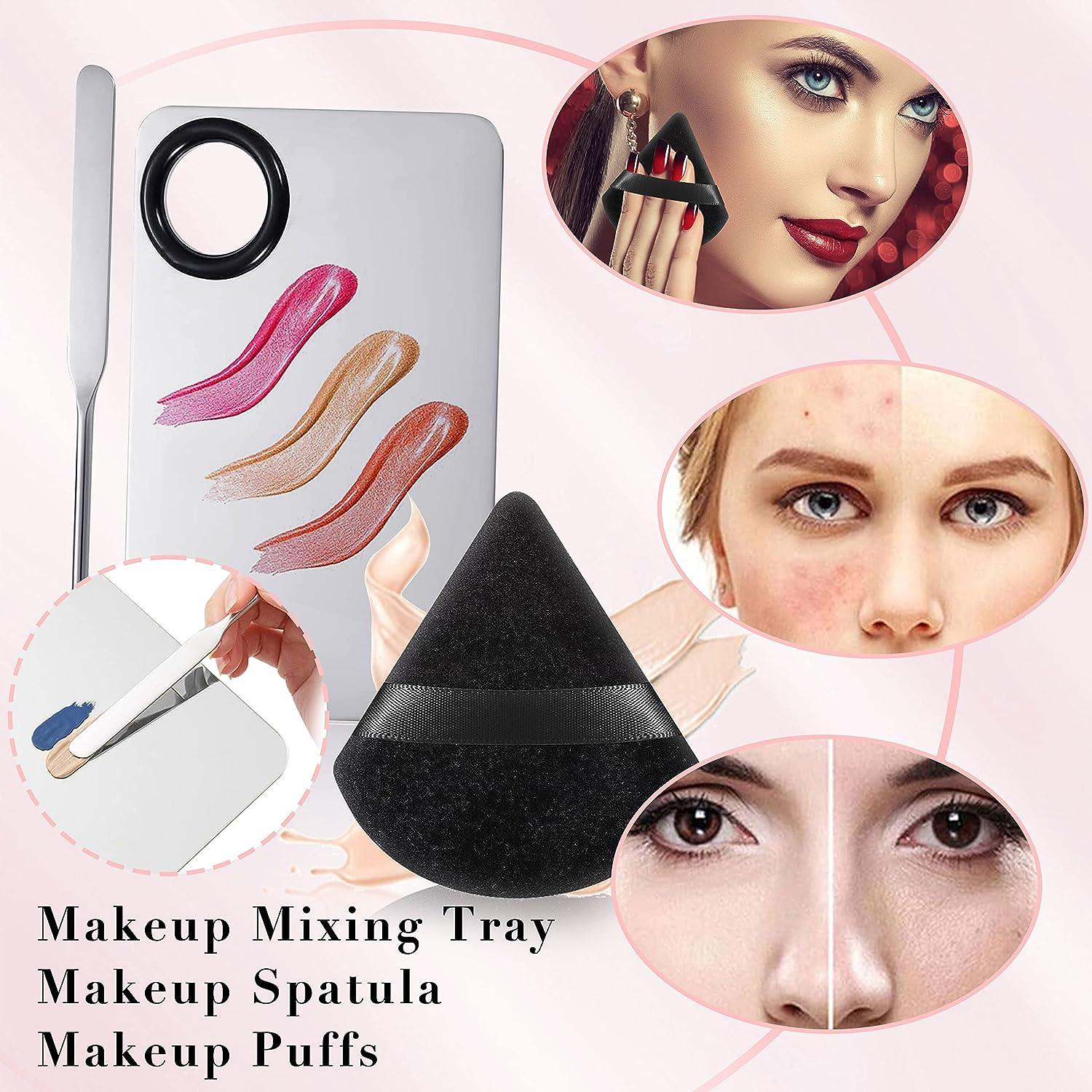 Moon Makeup Spatula Tool, Makeup Mixing Tray, Foundation Palette and  Spatula For Nail Art Eye Shadow
