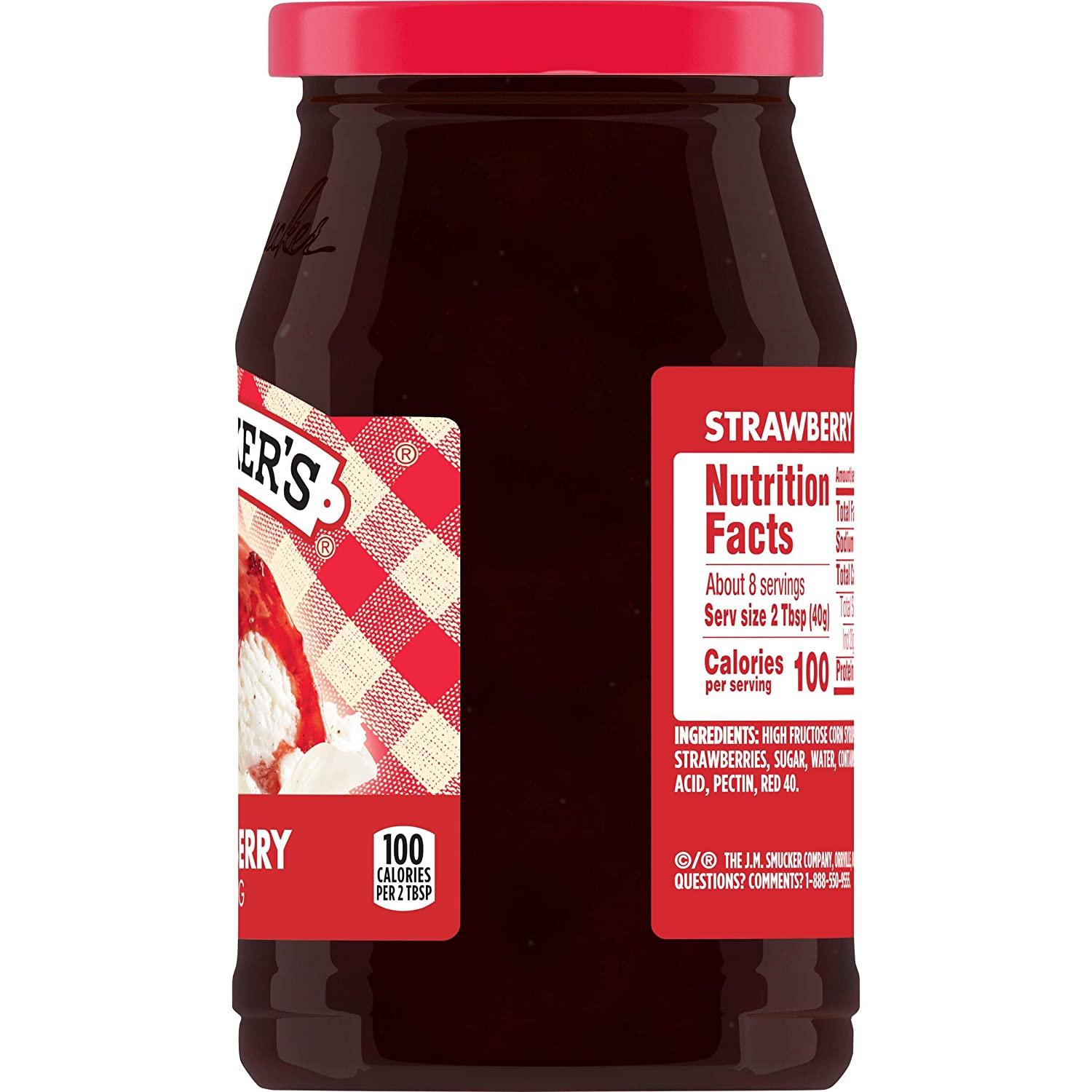 Smucker's Strawberry Topping, 11.75 Ounce (Pack of 6)