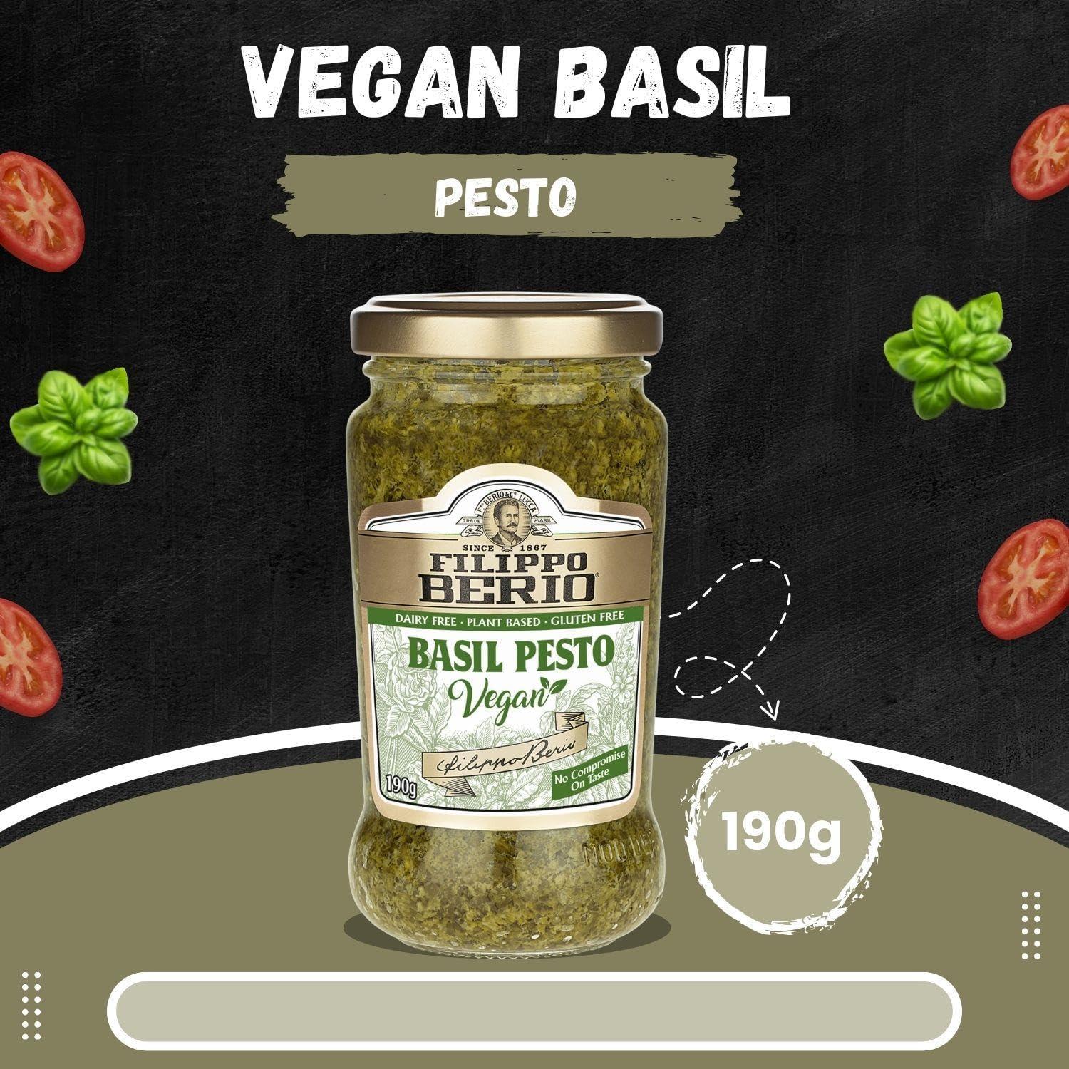 Filippo Berio Pesto Sauce Pick N Mix Choose From Jar with 6 Flavours