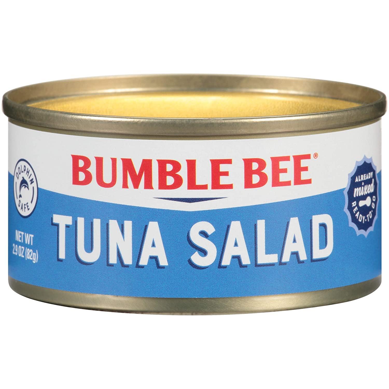 Bumble Bee Snack On The Run Tuna Salad with Crackers Kit Ready to Eat, Spoon Included Wild