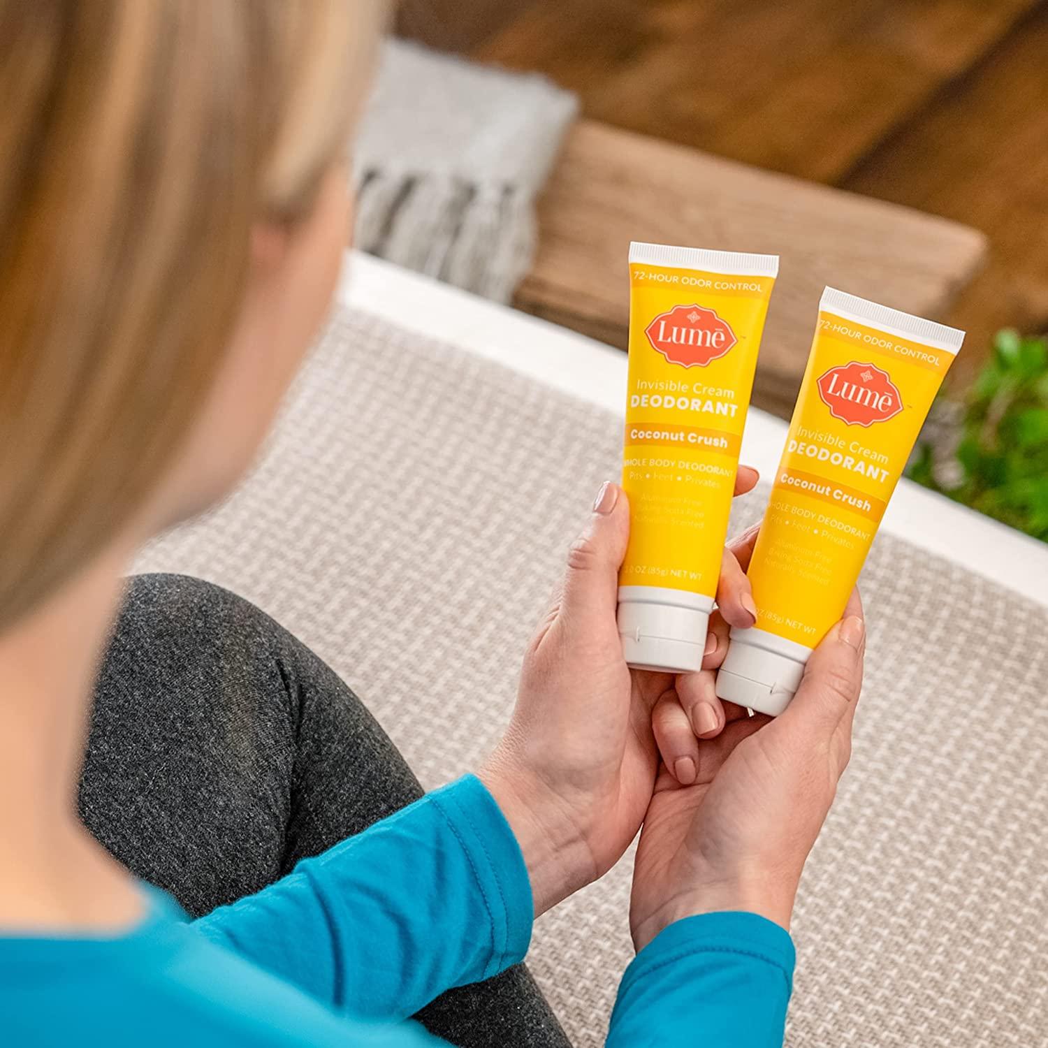 Lume Natural Deodorant Underarms and Private Parts Aluminum Free