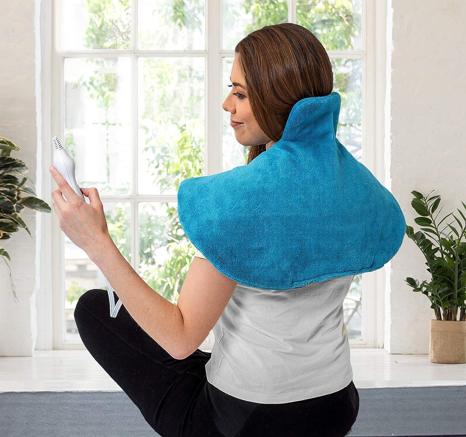 Heating Pad For Back, Shoulder And Neck, Electric Heat Pad With 4 Temperature Levels And 1.5 Hours Automatic Shut-Off Back Warmer Electric Blanket 60
