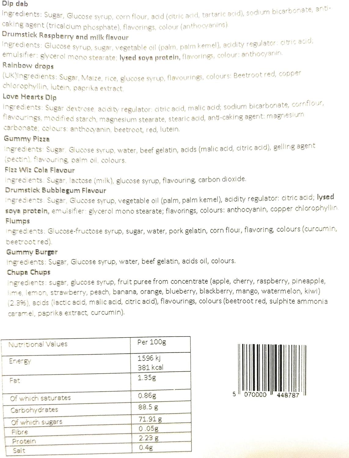 Sweets Gift Box Sweet Hamper Letterbox Retro Sweets Candy Gift Kids For Him Or Her Presents For Birthday Get Well Soon Christmas Valentines And Any Occasions Perfect Sweets Gift Box | Buy - View #2