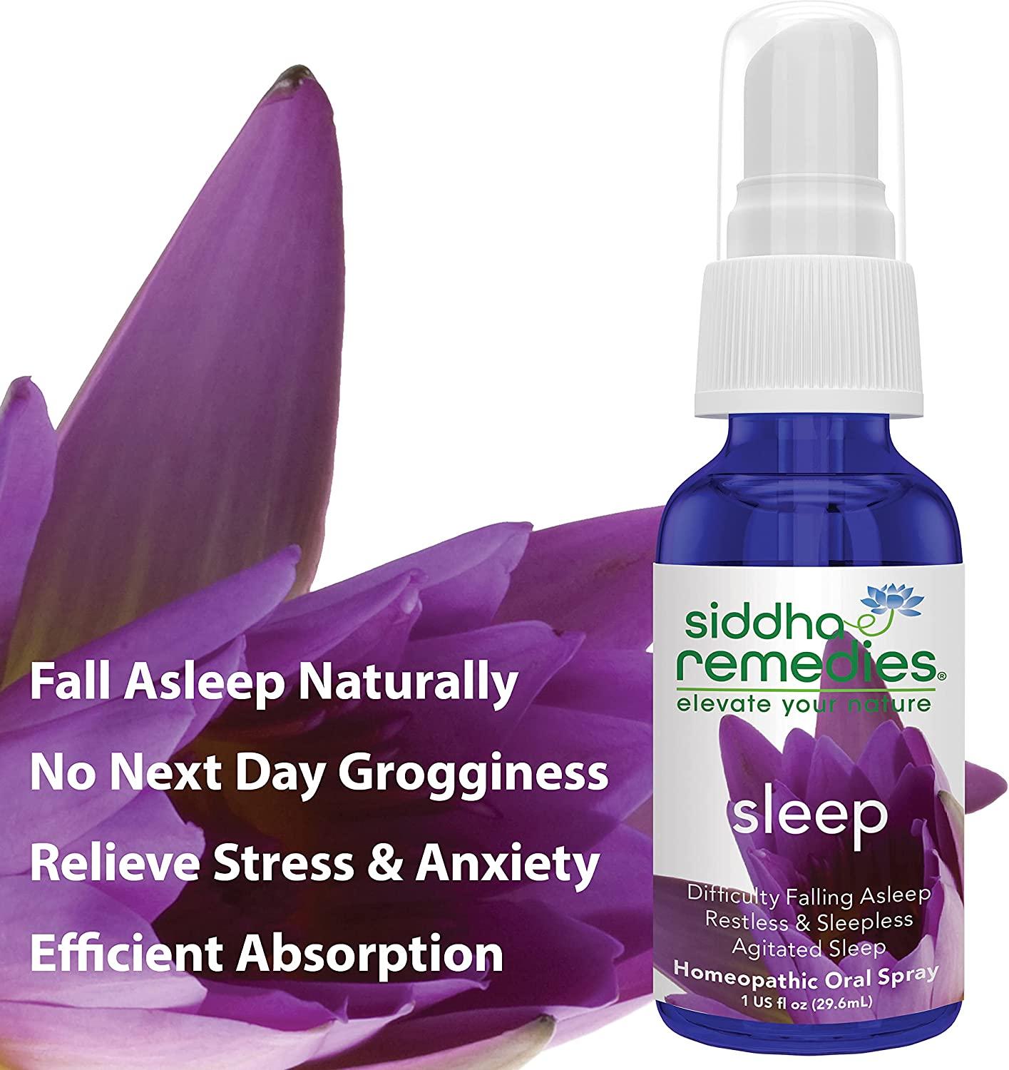 Siddha Remedies Sleep Aid Spray for Adults & Children Induces Natural