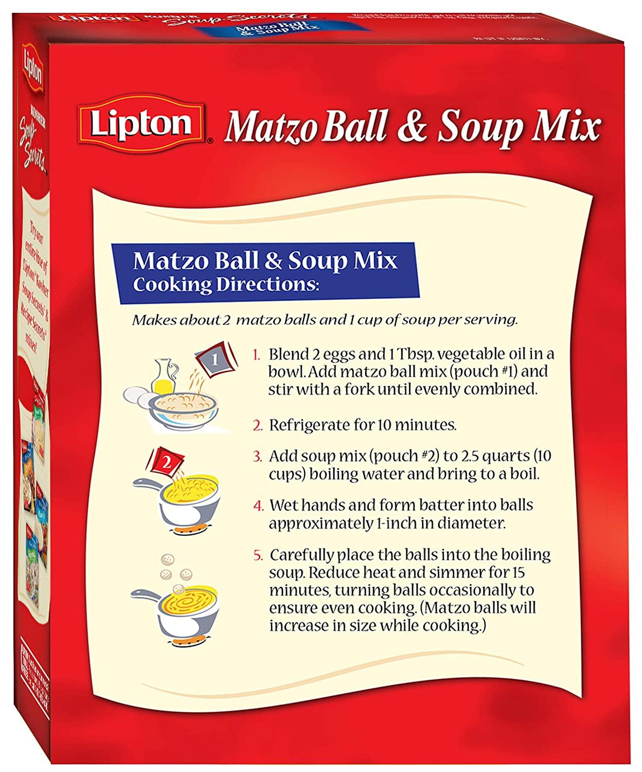 Lipton, Kosher Matzo Ball and Soup Mix (3 Pack)