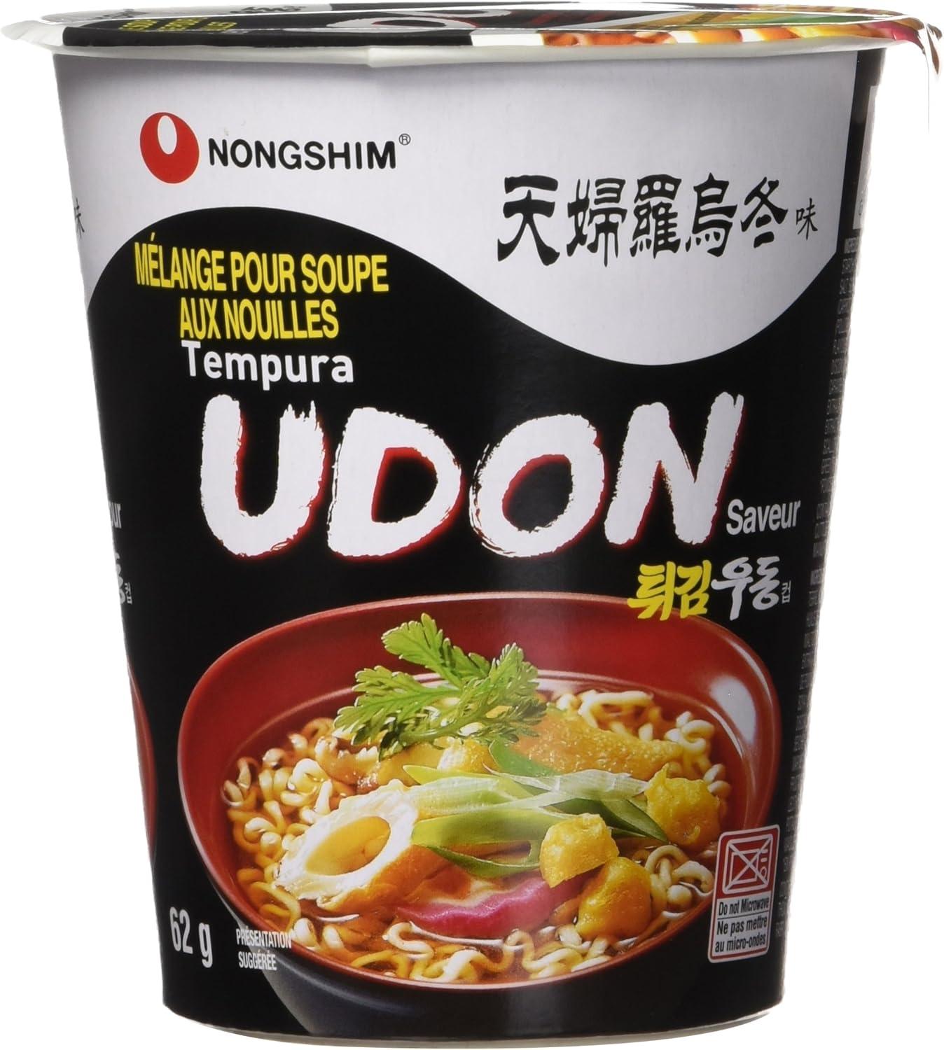 udon.　0107 ♡ Nongshim Udon Noodle Soup Bowl, Microwavable Instant Lunch