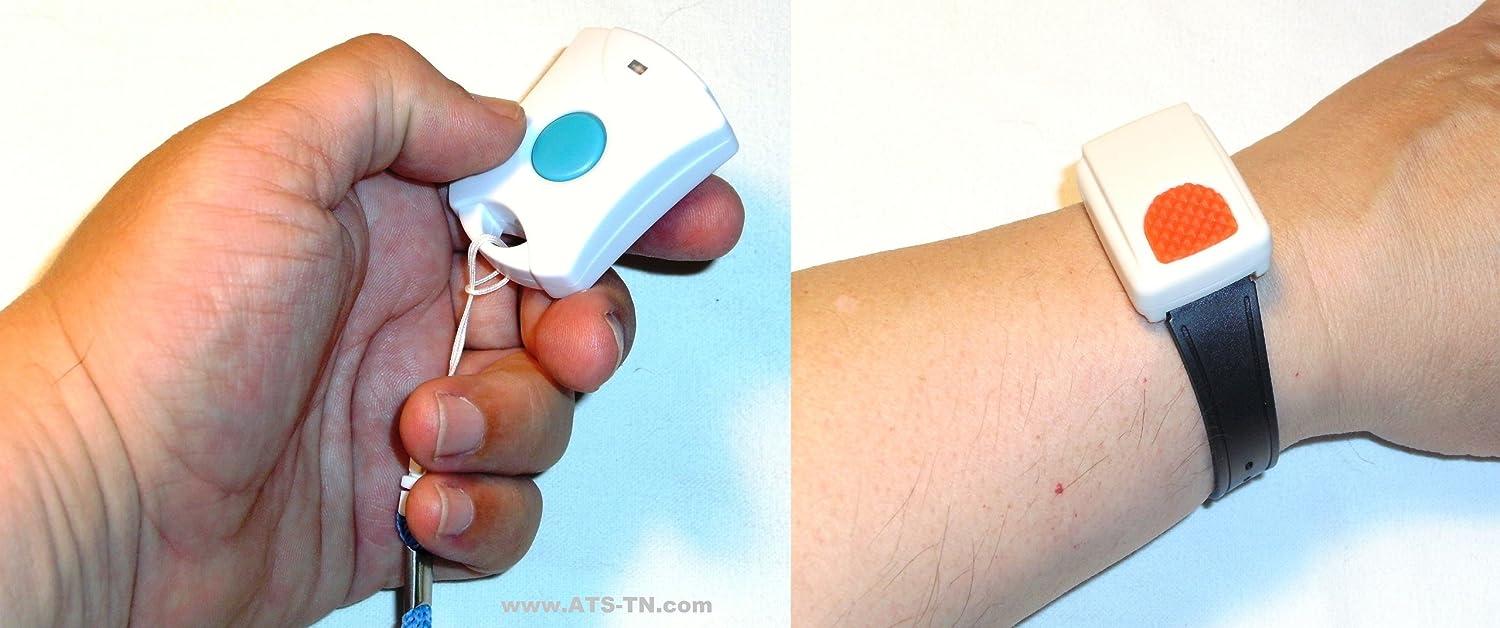 HELP Dialer 700 Medical Alert System with Necklace & Wrist Panic Buttons No Monthly Fees