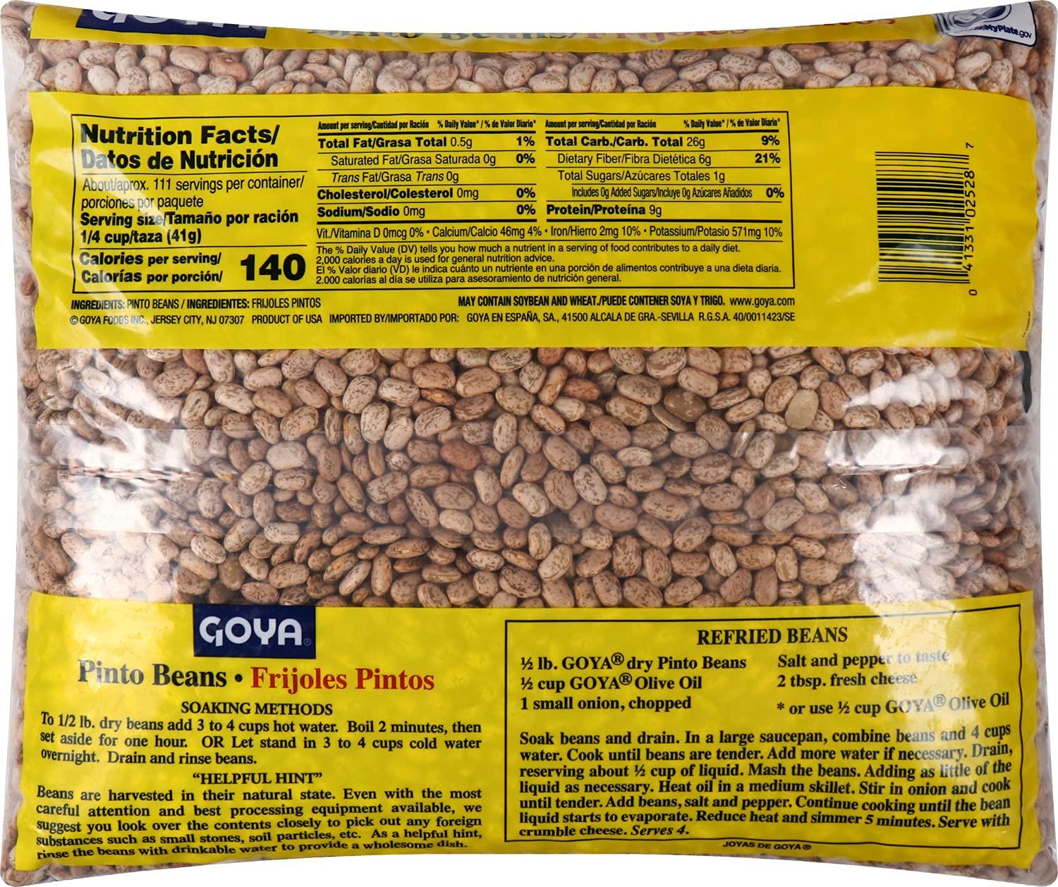 Goya Foods Dry Pinto Beans, 10 Pound