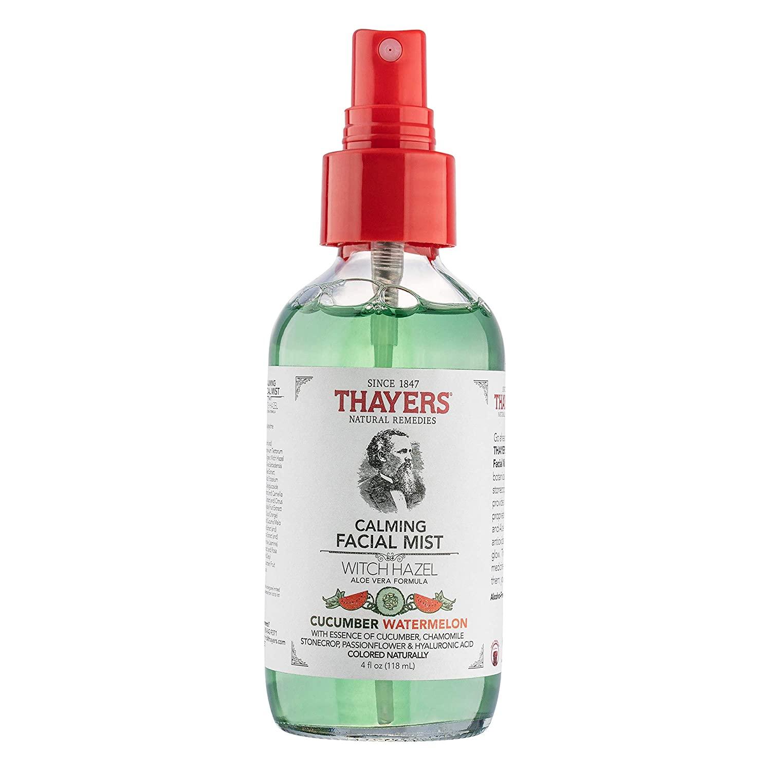 THAYERS AlcoholFree Witch Hazel Facial Mist Toner Aloe Vera, Calming