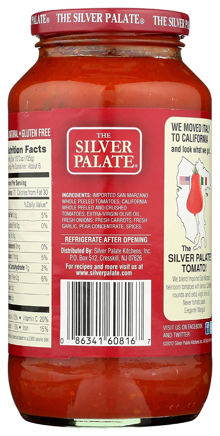 Silver Palate Low Sodium Marinara Pasta Sauce 25 oz