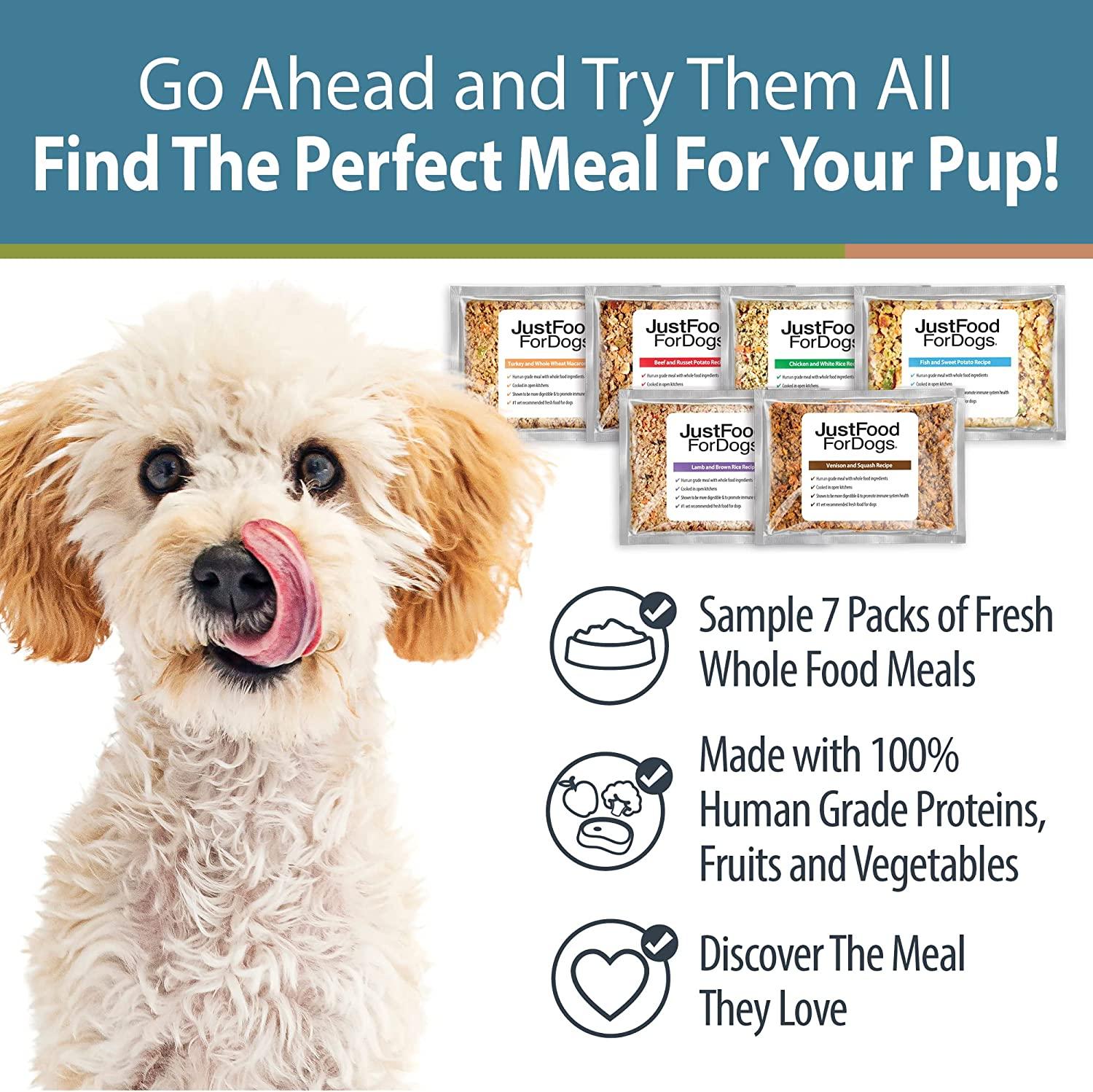 JustFoodForDogs Fresh Frozen Dog Food Human Quality Ingredients