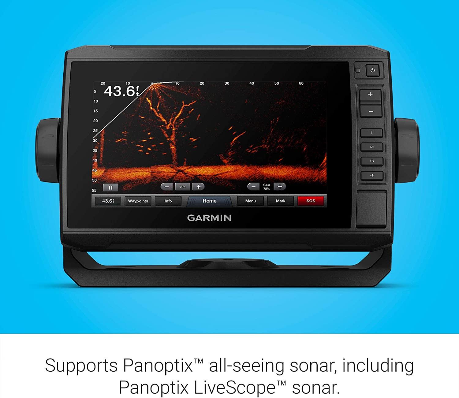 Garmin ECHOMAP UHD 74Cv 7 Touchscreen Chartplotter with U.S. BlueChart