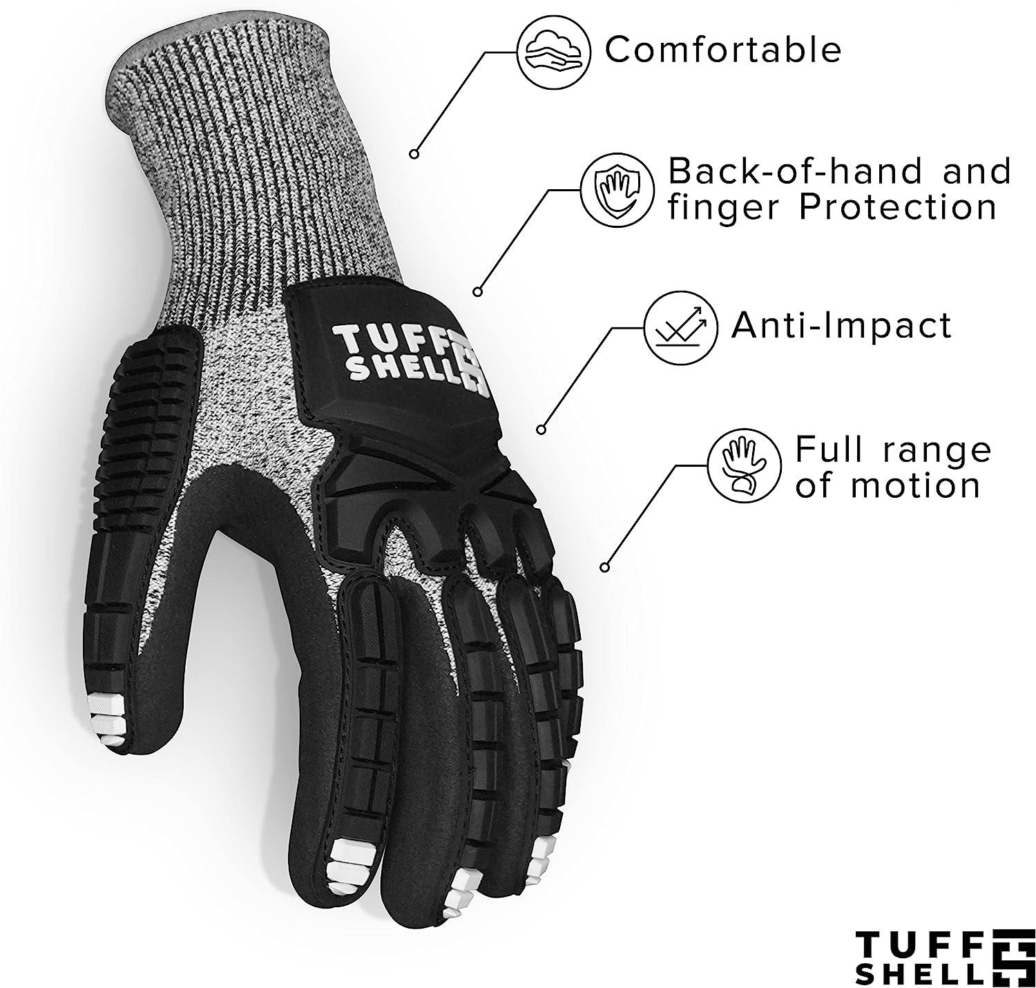 TUFF SHELL Cut Resistant Lobstering Gloves, Crab Gloves, Diving Gloves