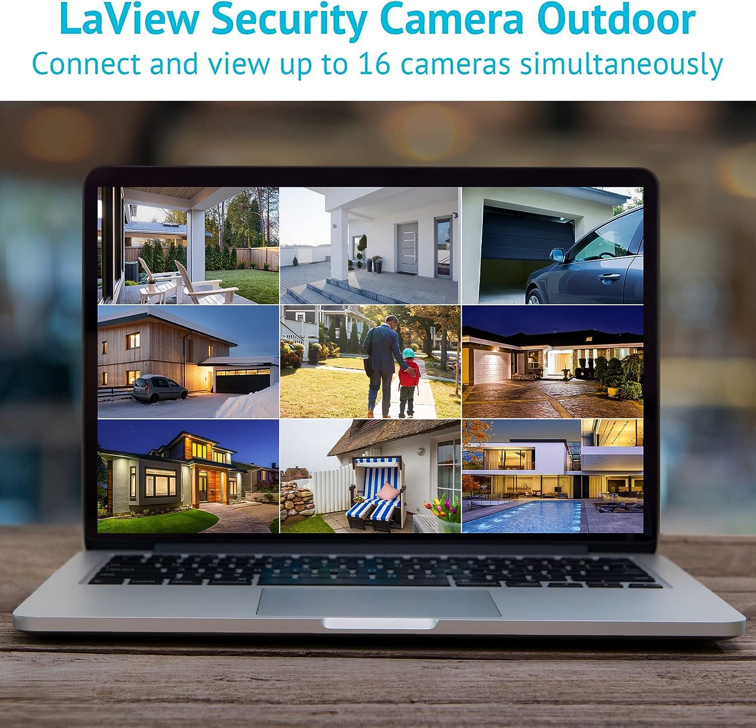  LaView 3MP Wireless Camera for Home/Outdoor Security