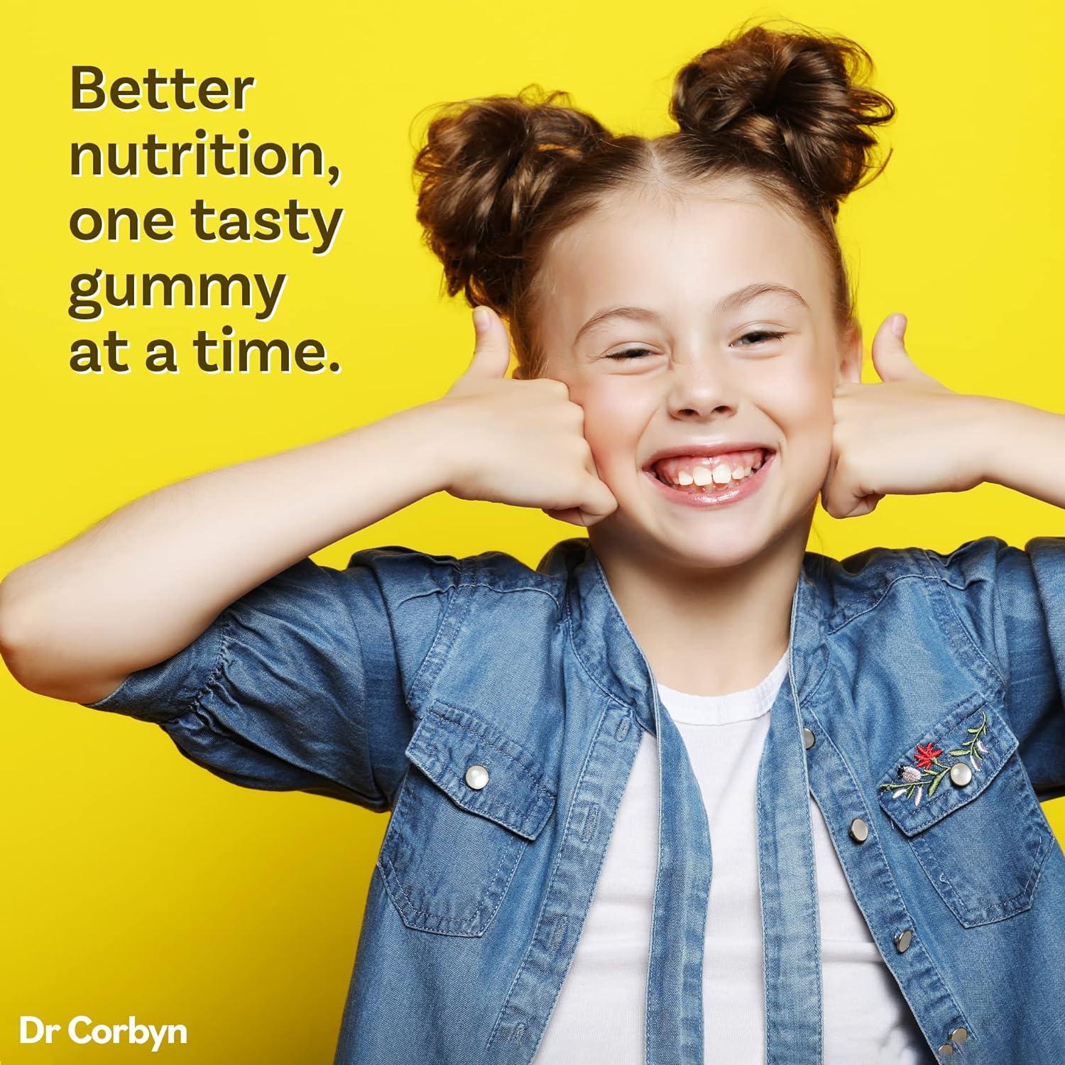 Dr Corbyn Kids' Vitamin B Complex 120 Gummies All 8 B Vitamins