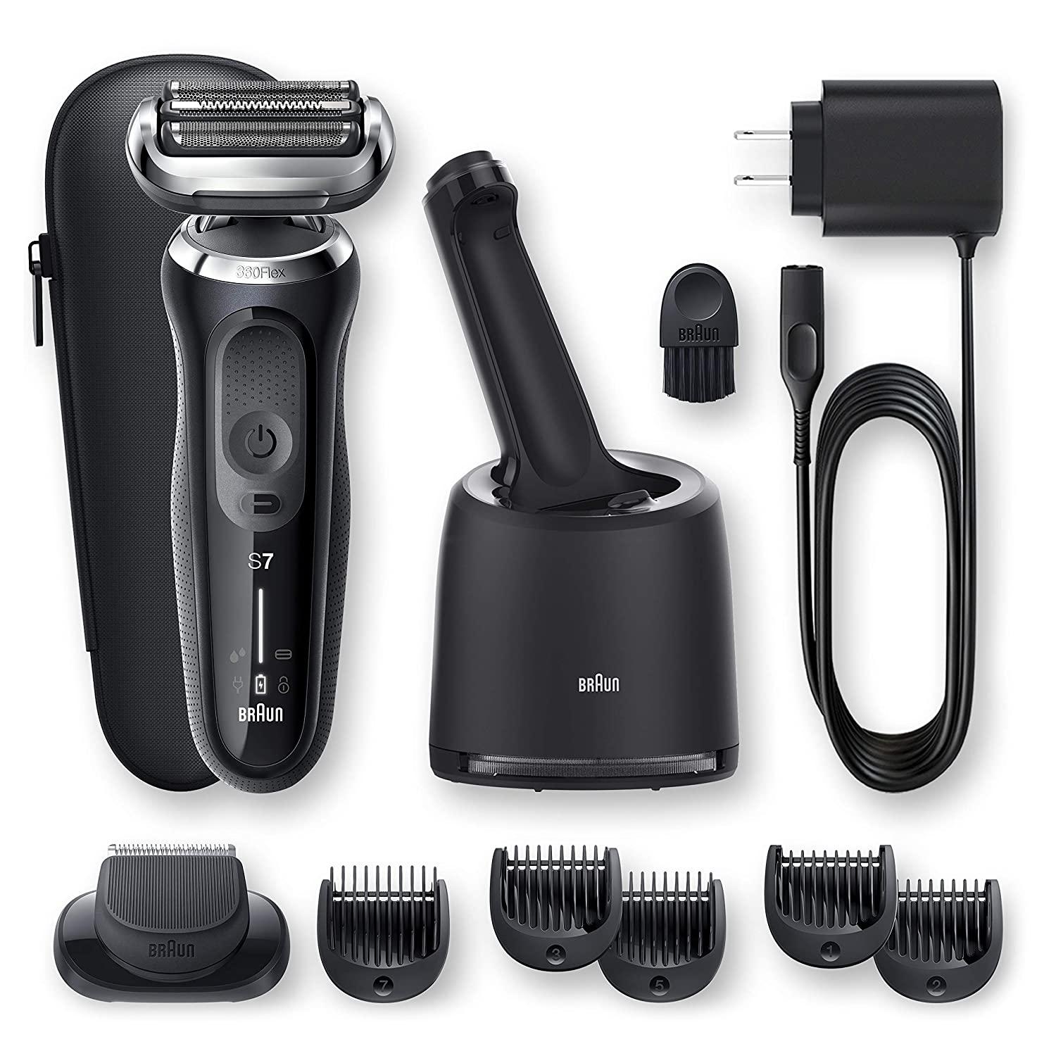 Braun Electric Razor for Men, Waterproof Foil Shaver, Series 7 7075cc