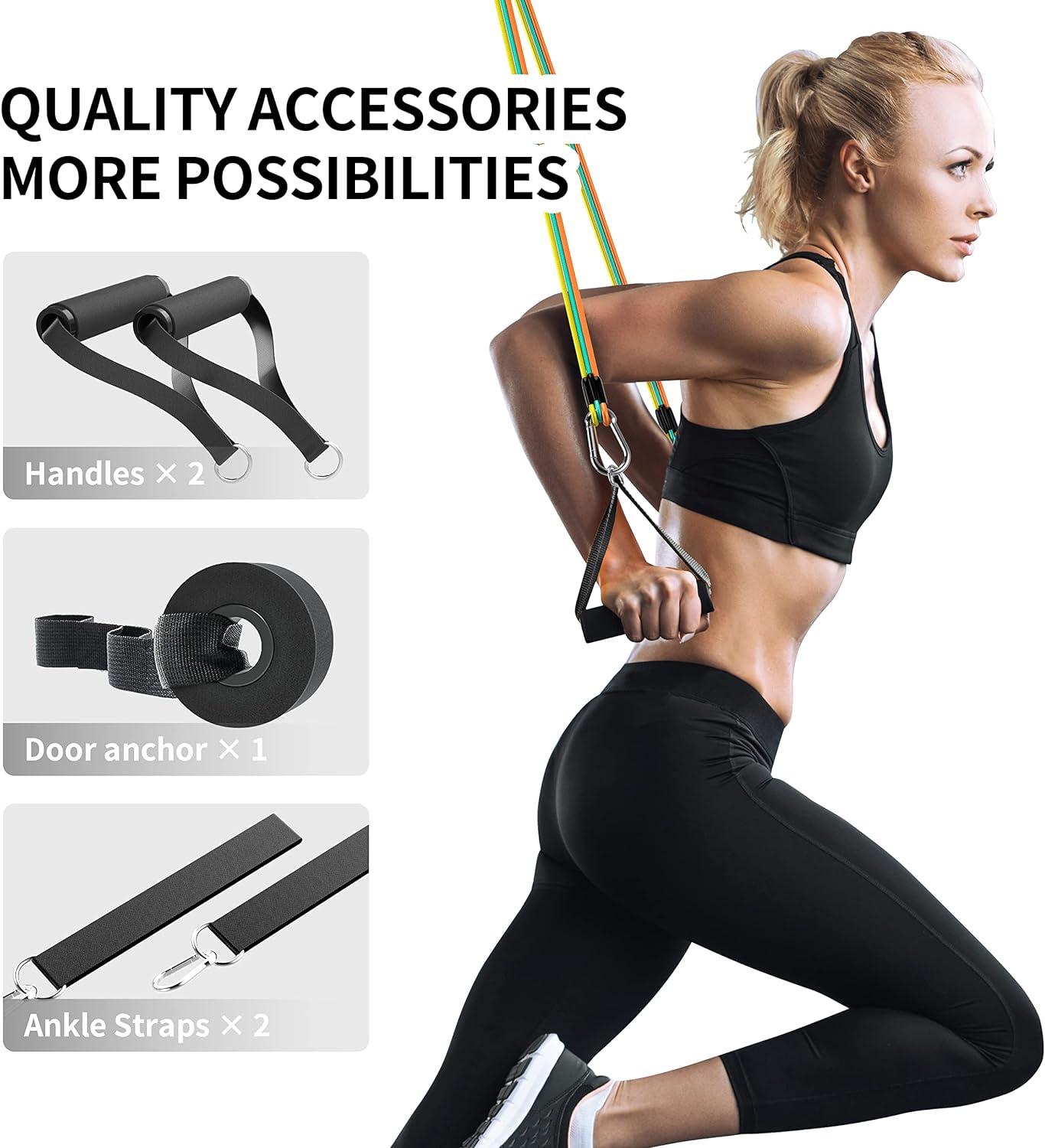 PROIRON Resistance Bands Set for Men and Women Fitness Tubes