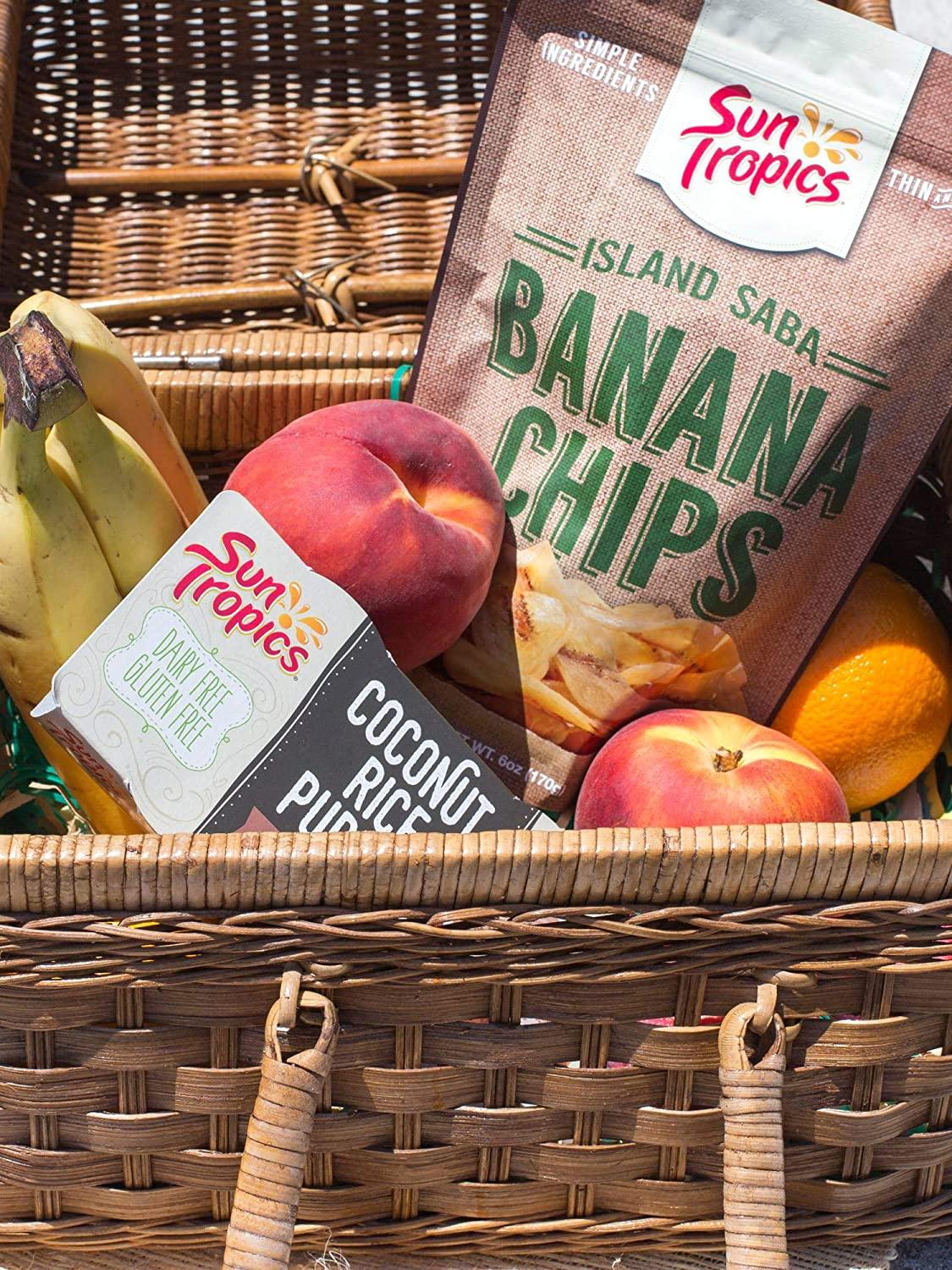 SUN TROPICS Island Saba Banana Chips, 6 OZ