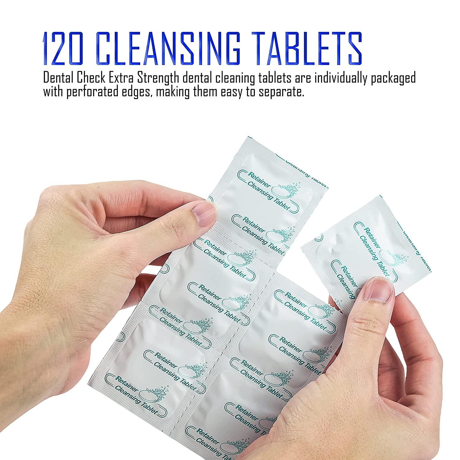 Retainer and Denture Cleaner 120 Tablets, 4 Month Supply Cleaning