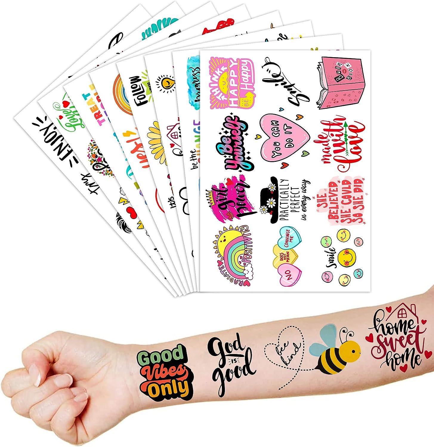 Rooting for You Motivational Quote Turnip Pun Water Resistant Temporary  Tattoo Set Fake Body Art Collection - Light Pink - Walmart.com
