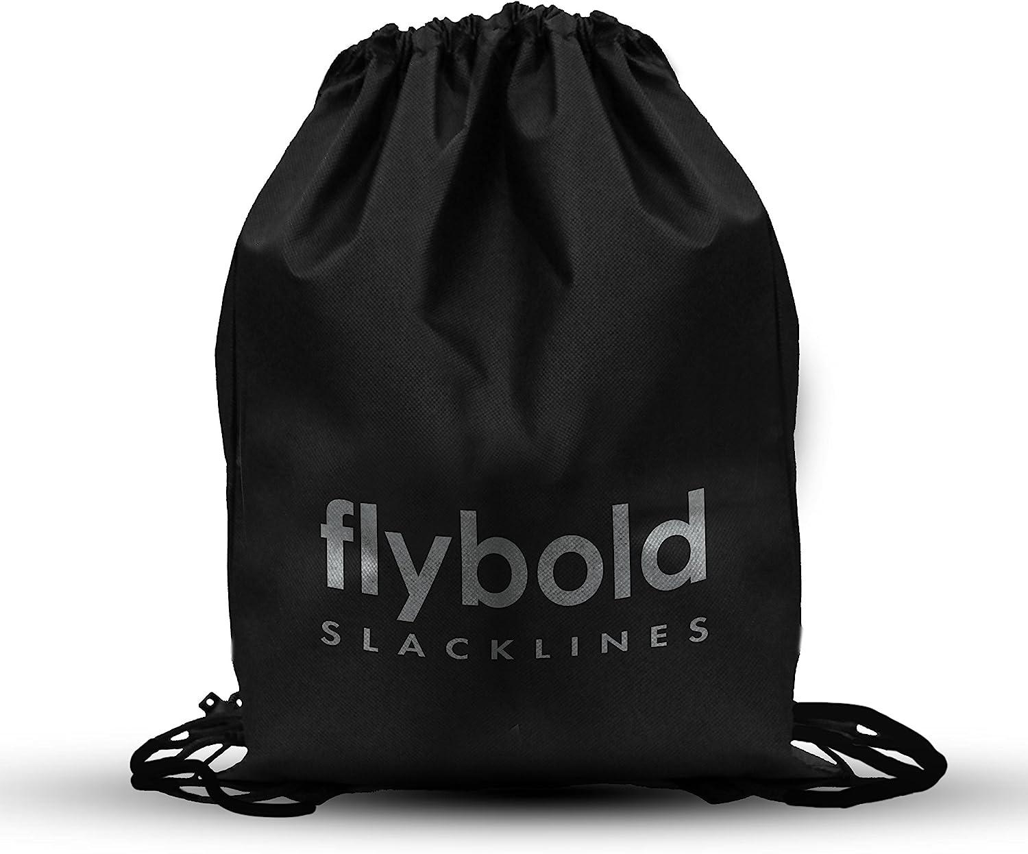 flybold Slackline Kit Slack Line Longer 57 ft Line with Training
