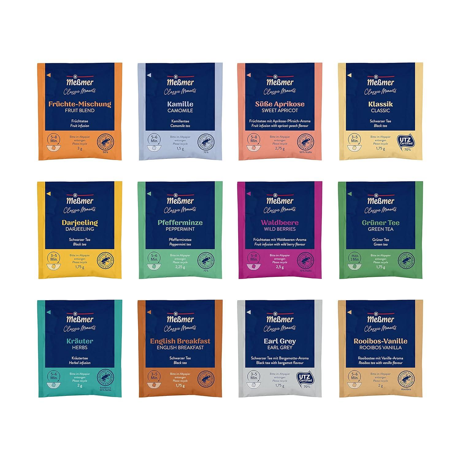 Meà mer Collection Box - 180 Premium Tea Bags | Herbal Black Green ...