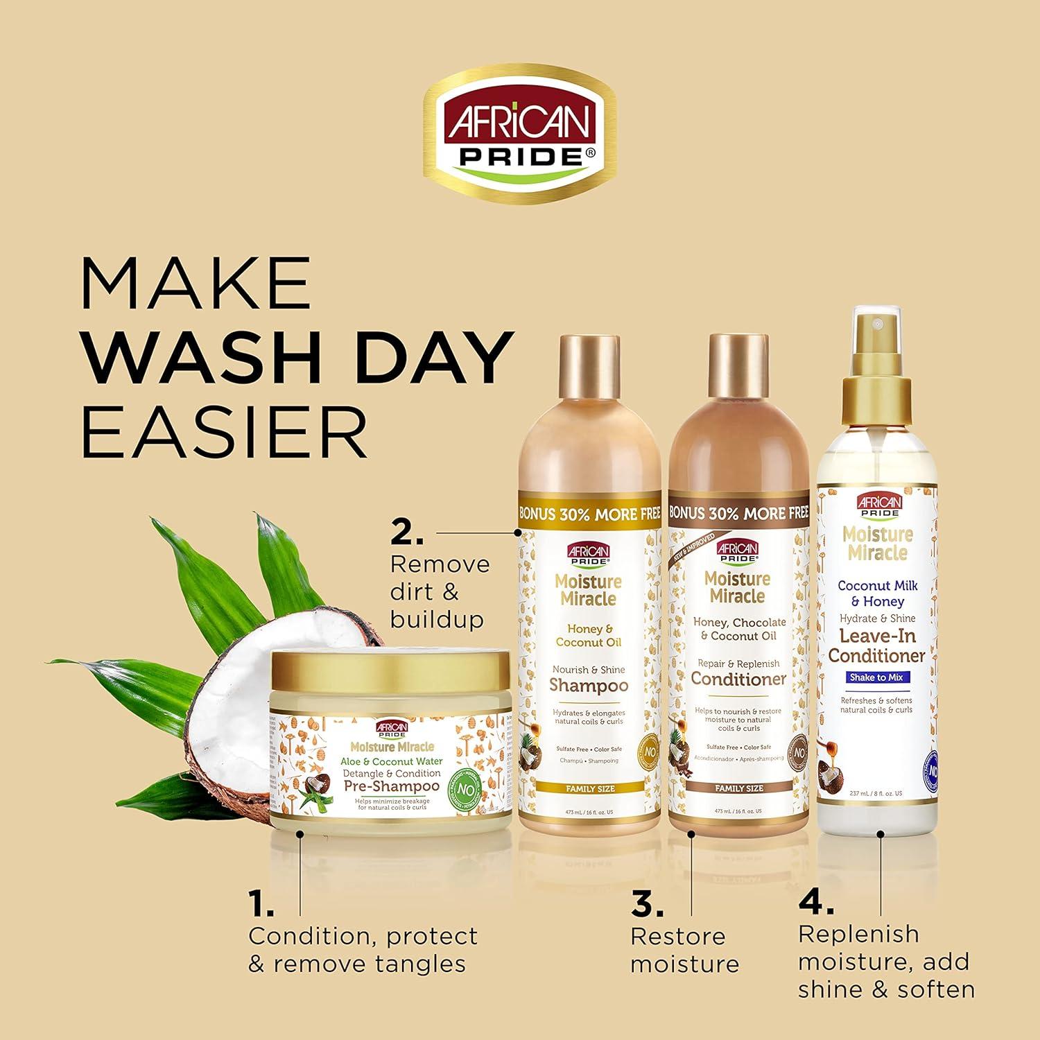 Dynamic African Pride Shampoo Design for Mobile
