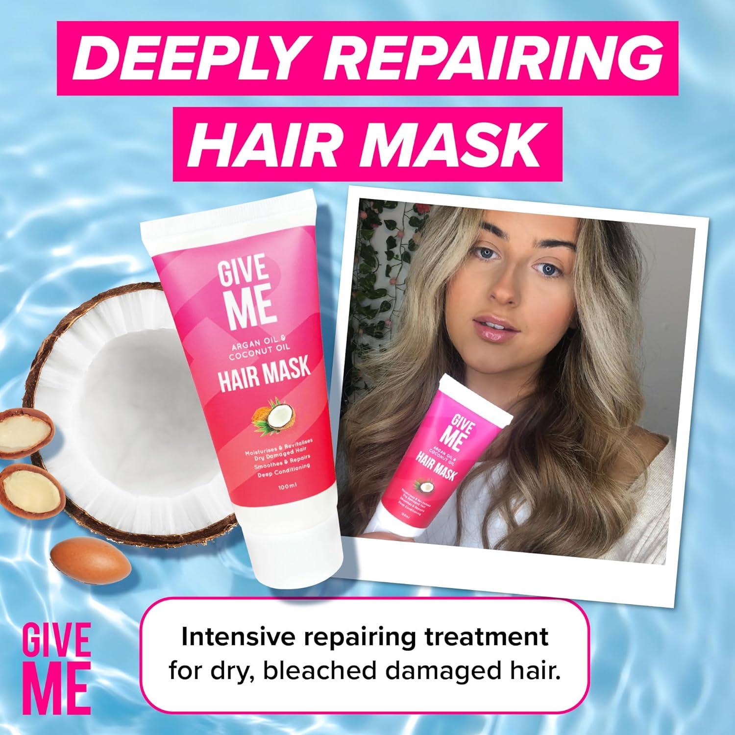 Give Me Cosmetics Argan Oil & Coconut Oil Hair Mask Treatment IT JUST