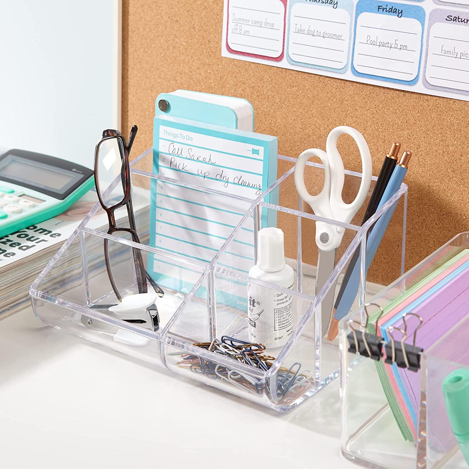 Stori Clear Plastic Vanity Organizer | 5-Compartments
