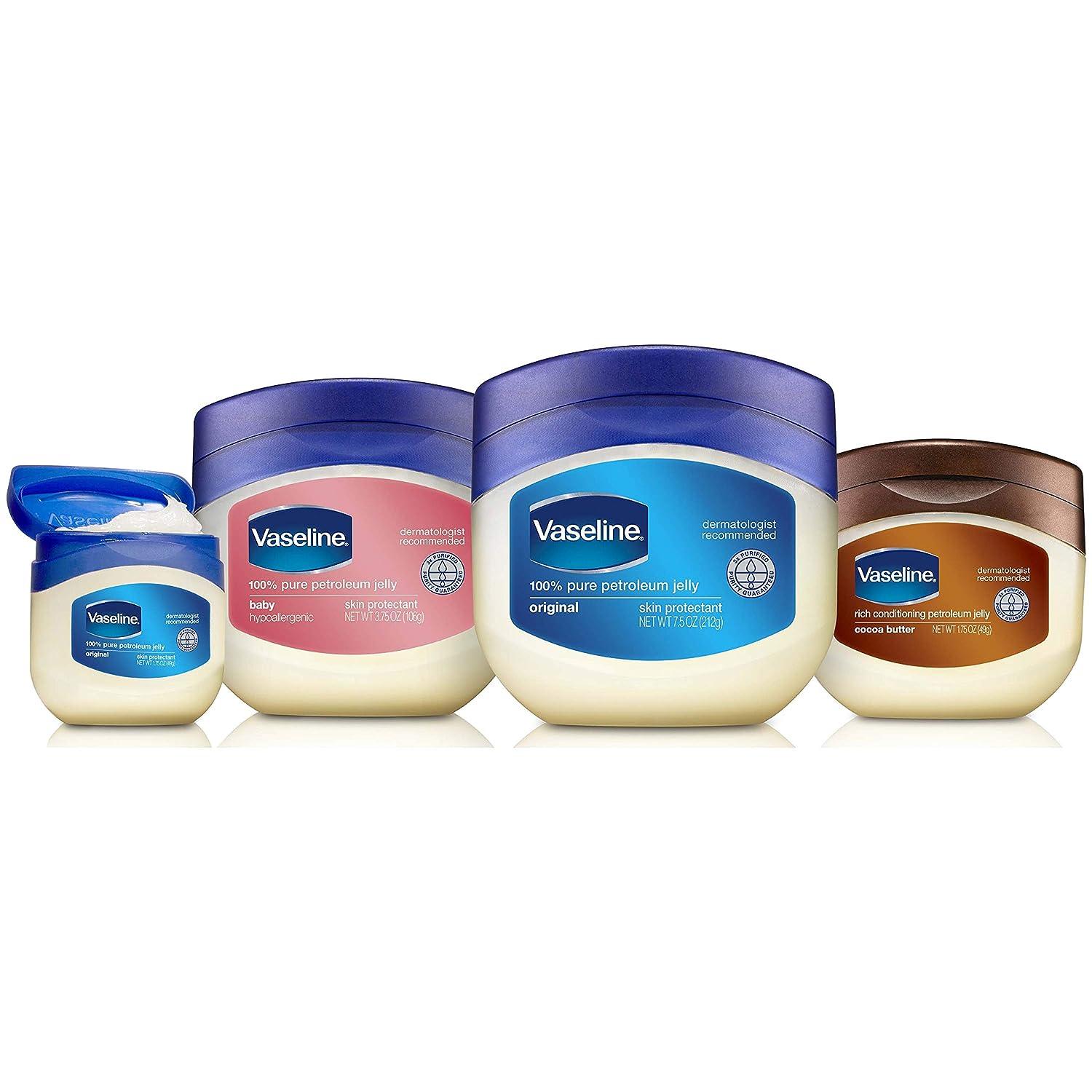 Vaseline Petroleum Jelly For Dry Cracked Skin and Eczema Relief