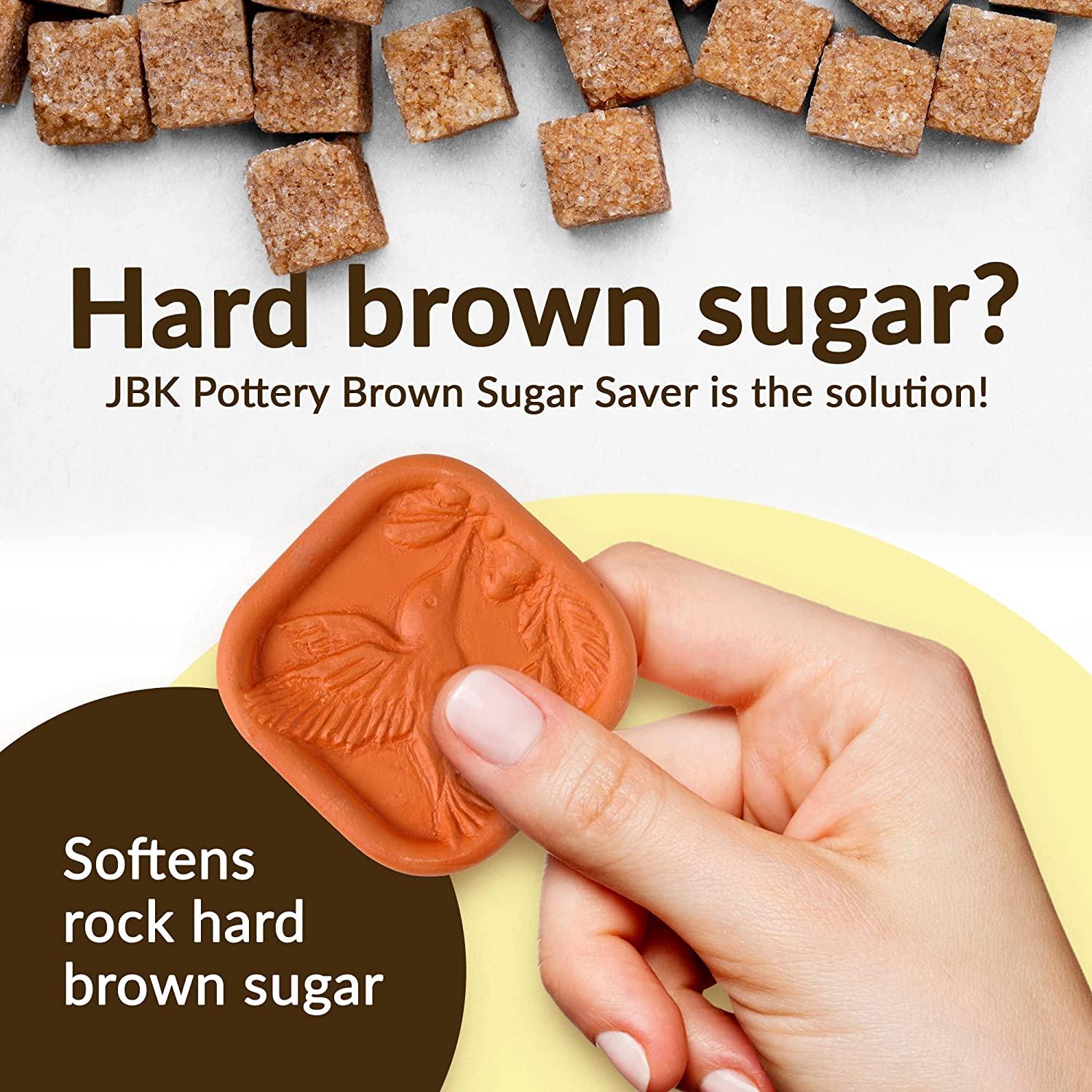 Terra Cotta Brown Sugar Saver Food-Safe Sugar Preserver for Long