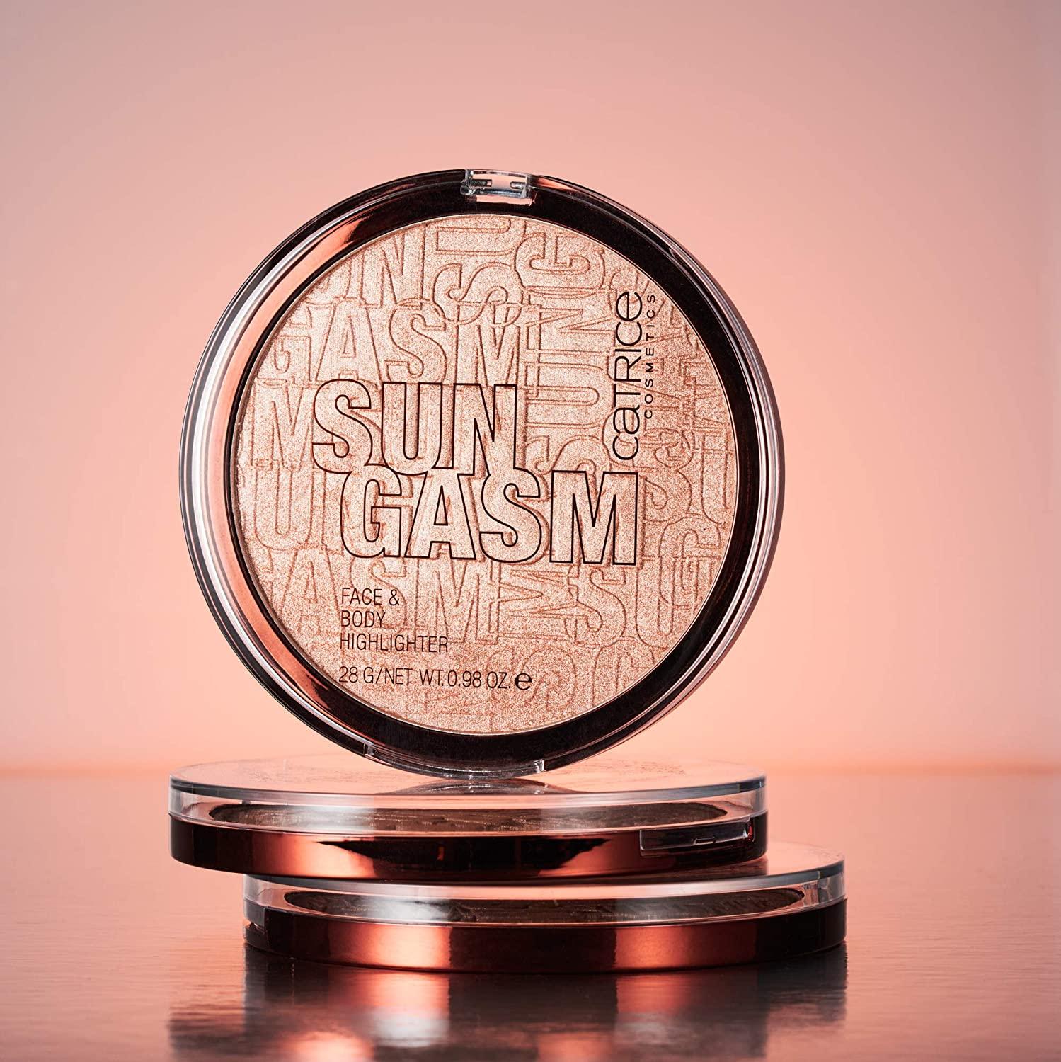 Catrice | SUNGASM Face & Body Highlighter | Jumbo Sized, Silky Soft Powder  With Light Reflecting Pigments | For All Skintones | Vegan, Paraben Free,  Oil Free | Cruelty Free