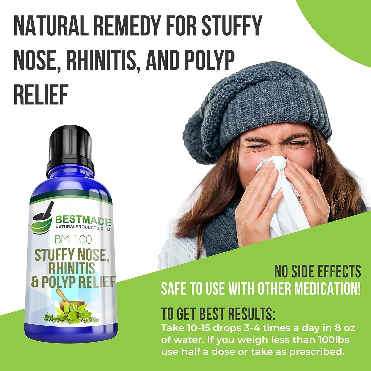 Best Made Natural Products Stuffy Nose Rhinitis & Polyps Relief Helps
