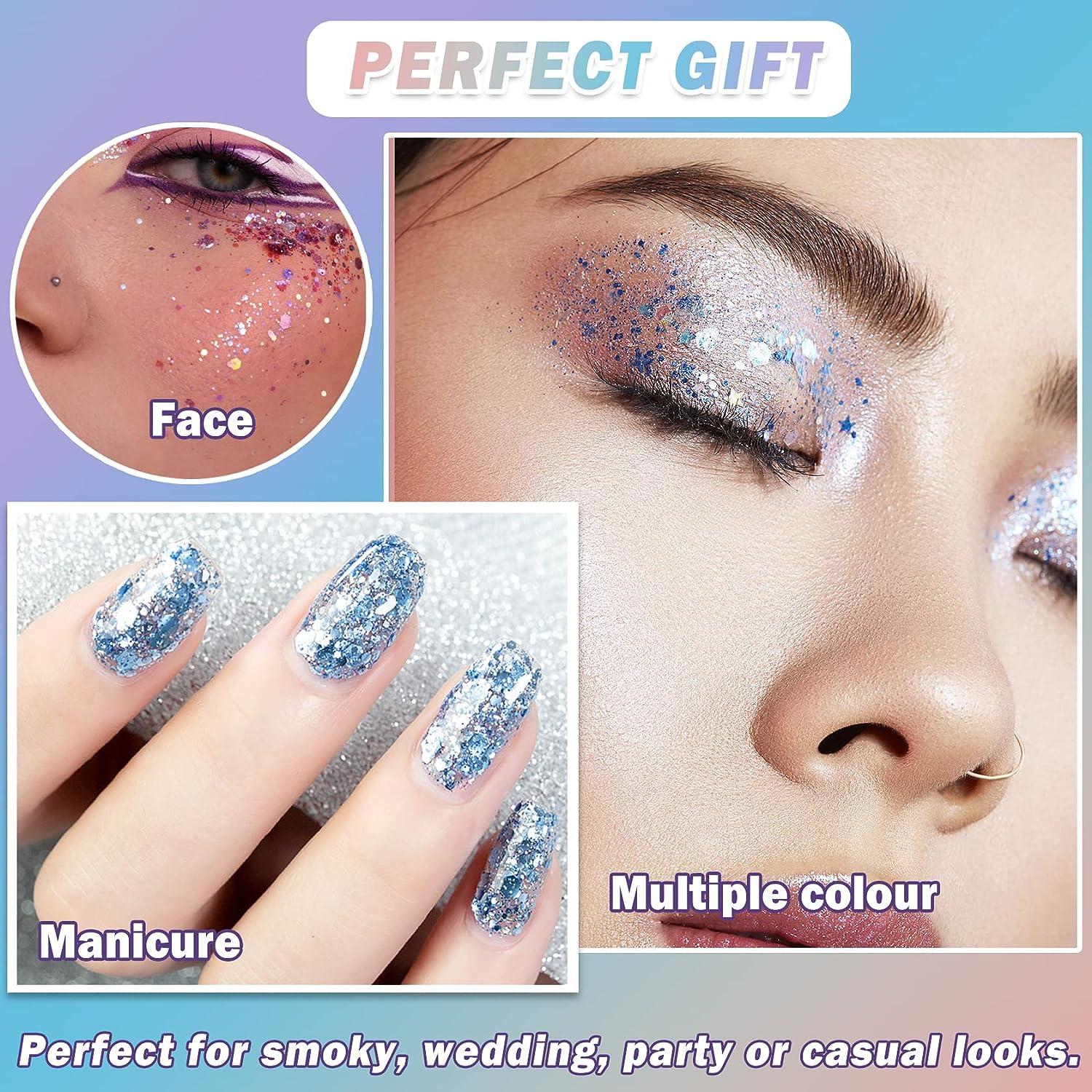 NVLEPTAP 15 Colors Glitter Eyeshadow Palette Eye Glitter Makeup Palette