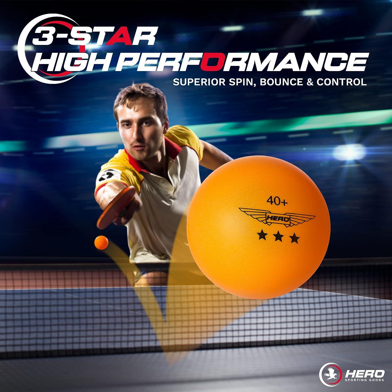 Halex White Table Tennis Balls, 40 mm - Shop Balls at H-E-B