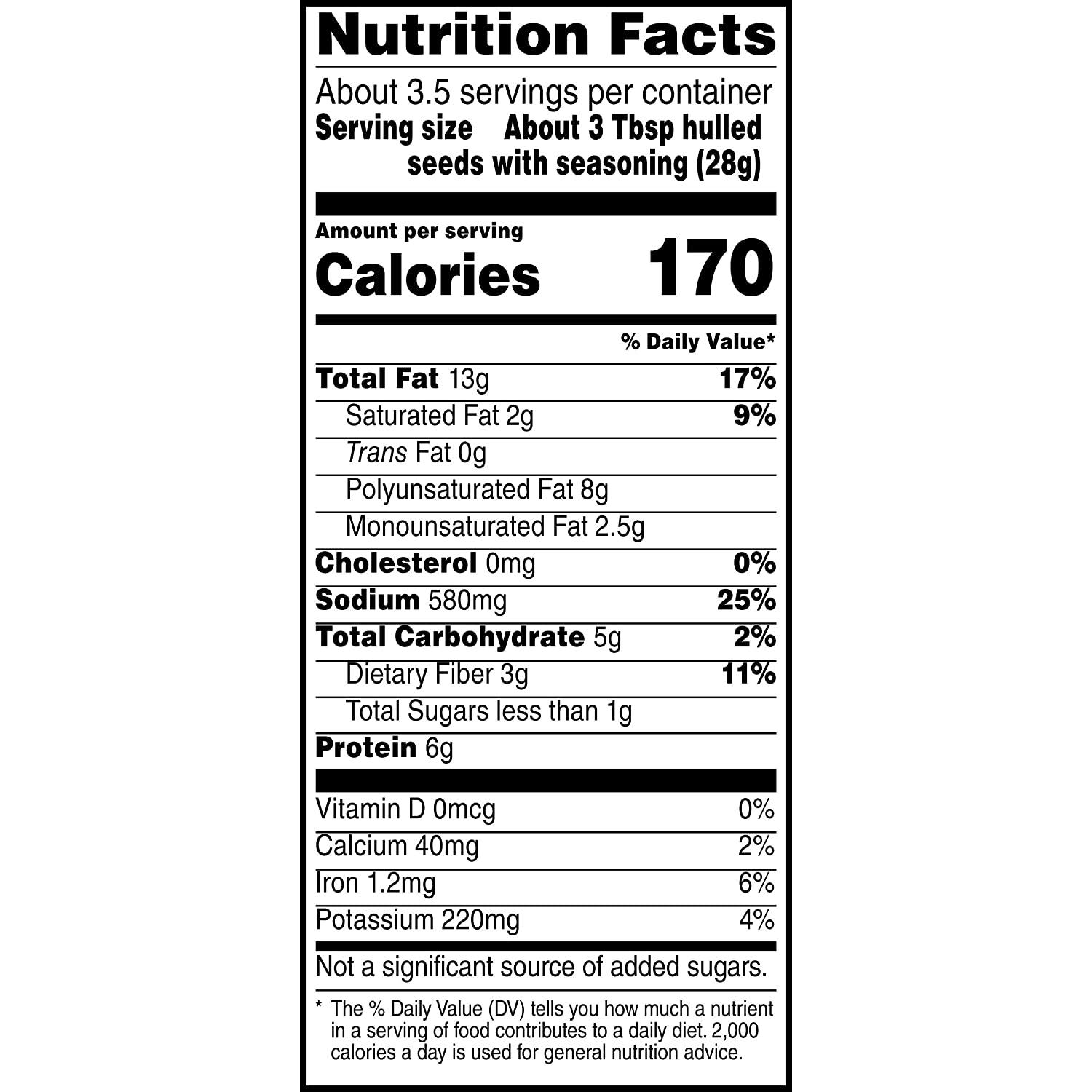 Spitz Sunflower Seeds, Cracked Pepper, 6 Oz (Pack of 9)