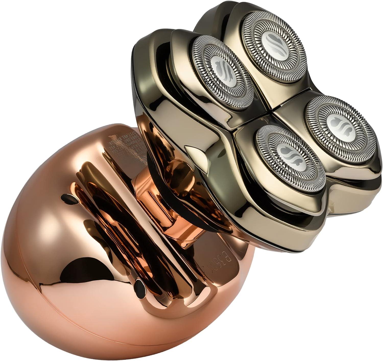 Rose Gold Butterfly Kiss PRO Women's Electric Shaver for Head & Body ...