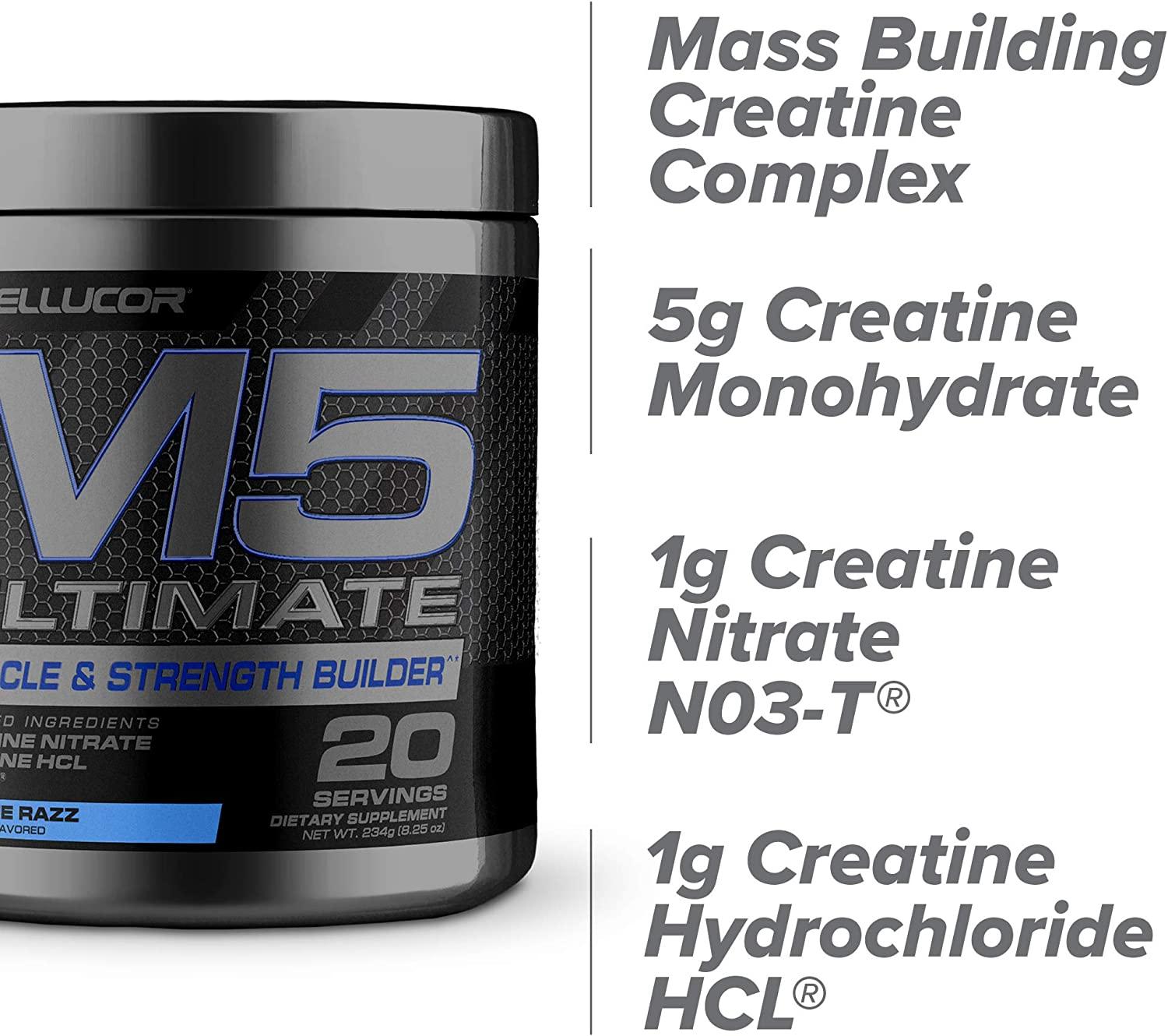 Cellucor M5 Ultimate Post Workout Powder Fruit Punch 8.6oz Muscle