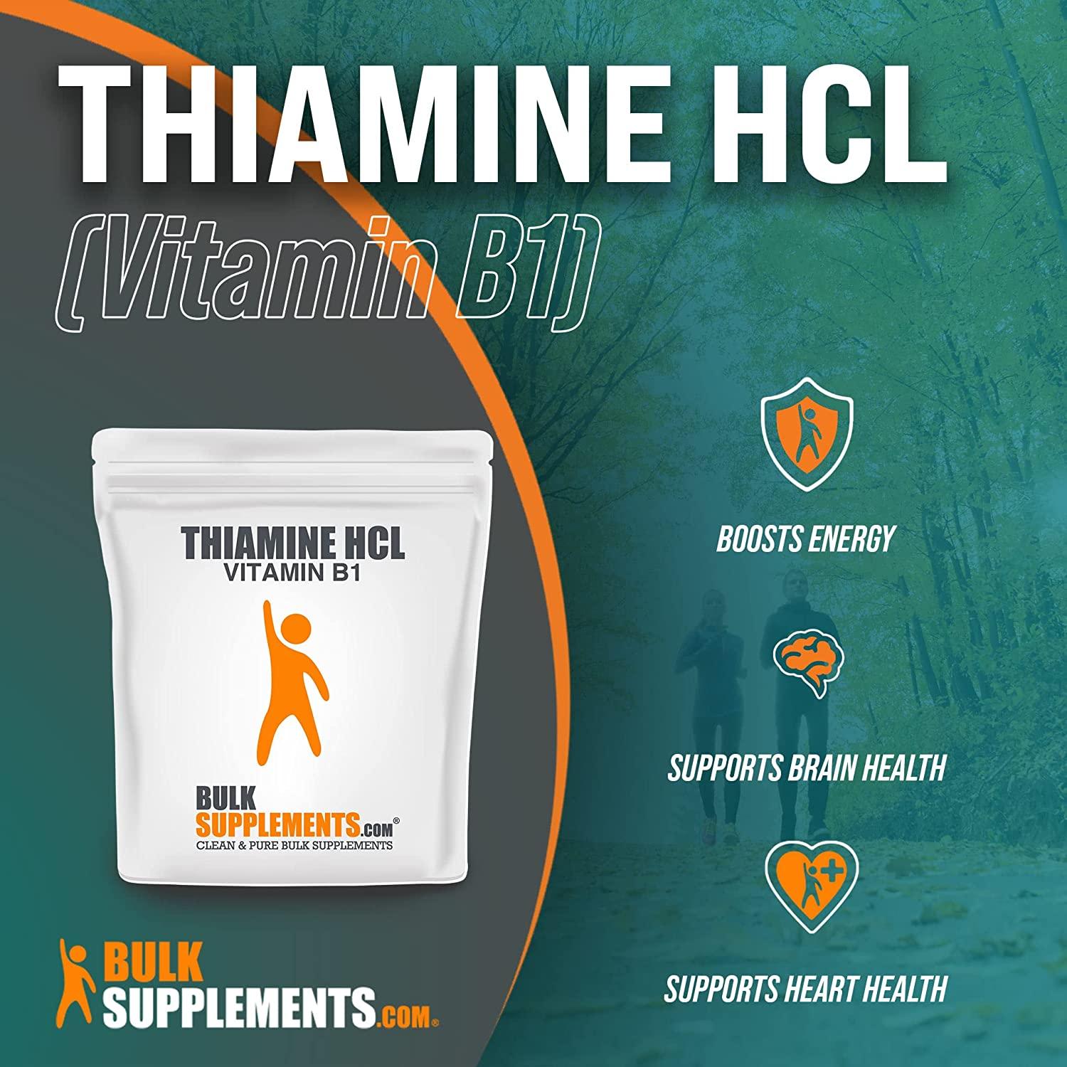 Thiamine HCl (Vitamin B1) Powder Thiamine 100mg