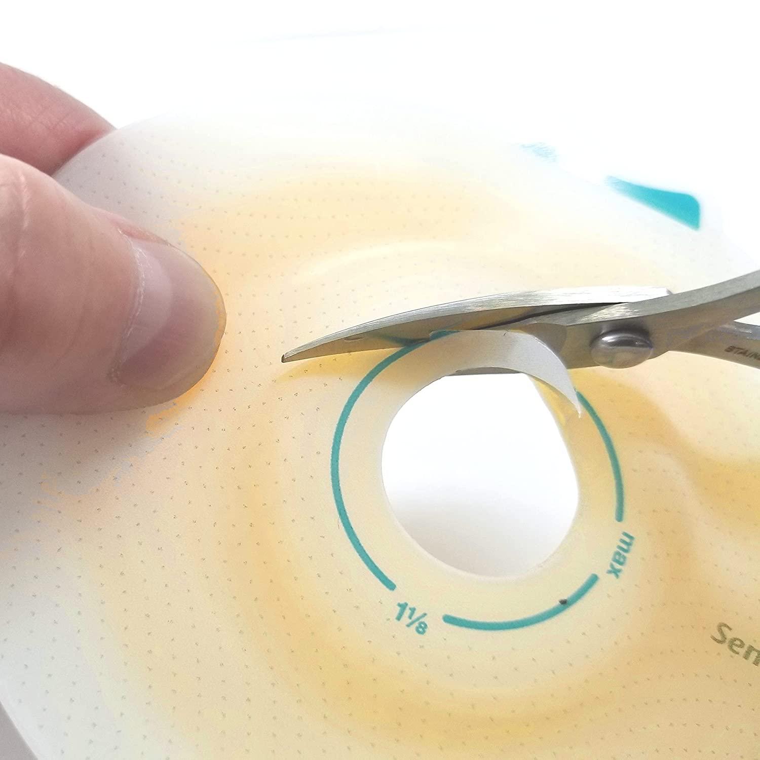 ALLEX Ostomy Scissors Curved Blunt Tips, Made in Japan, Small Scissors