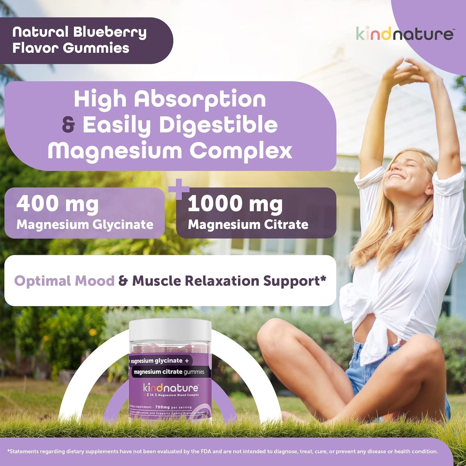 Kind Nature Migraine Relief Power Duo B2 & Magnesium Gummies Bundle