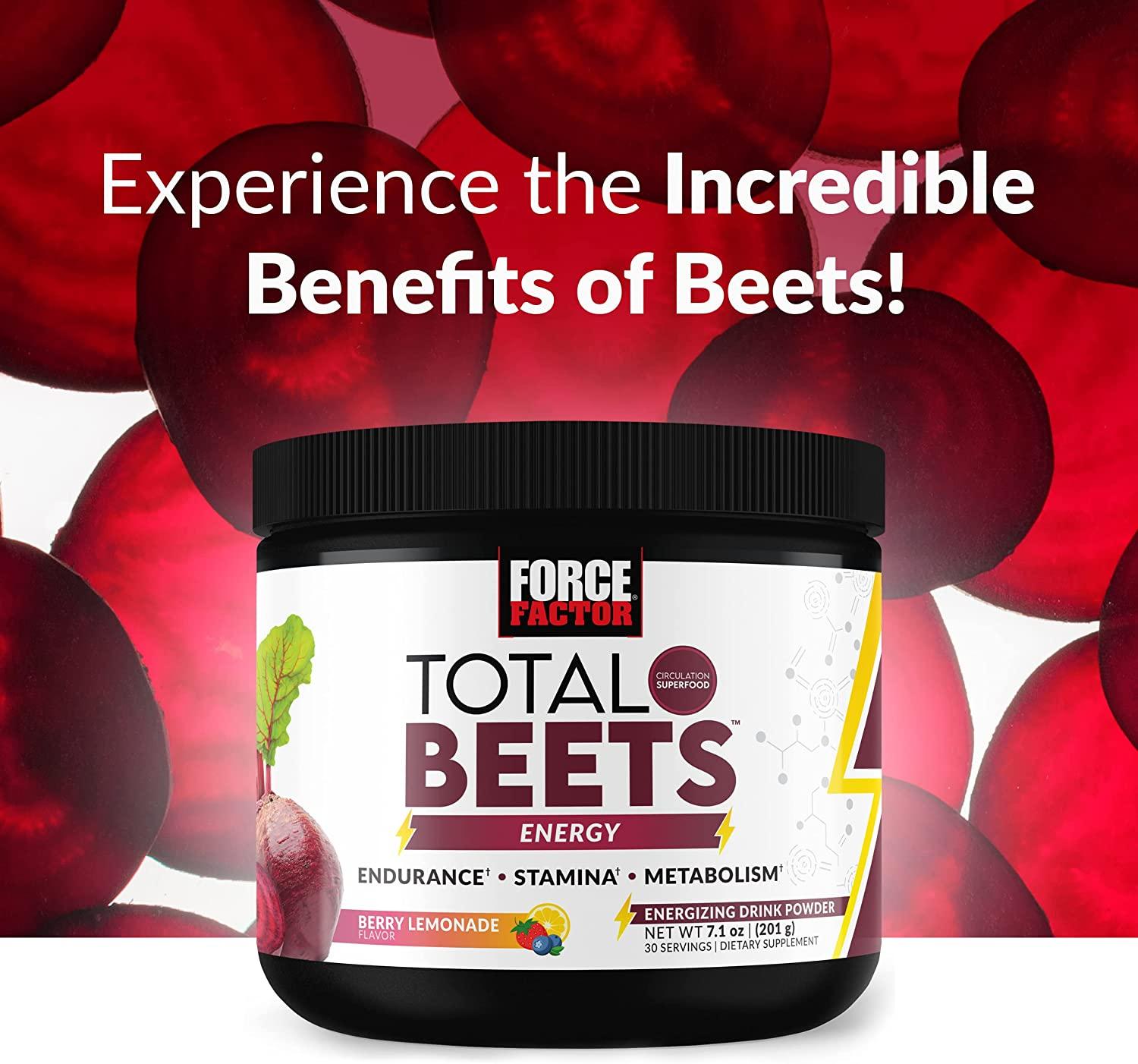 Which Is Better Superbeets Or Total Beets Total Beets Energy Drink Mix Superfood Beet Root Powder with Nitrates